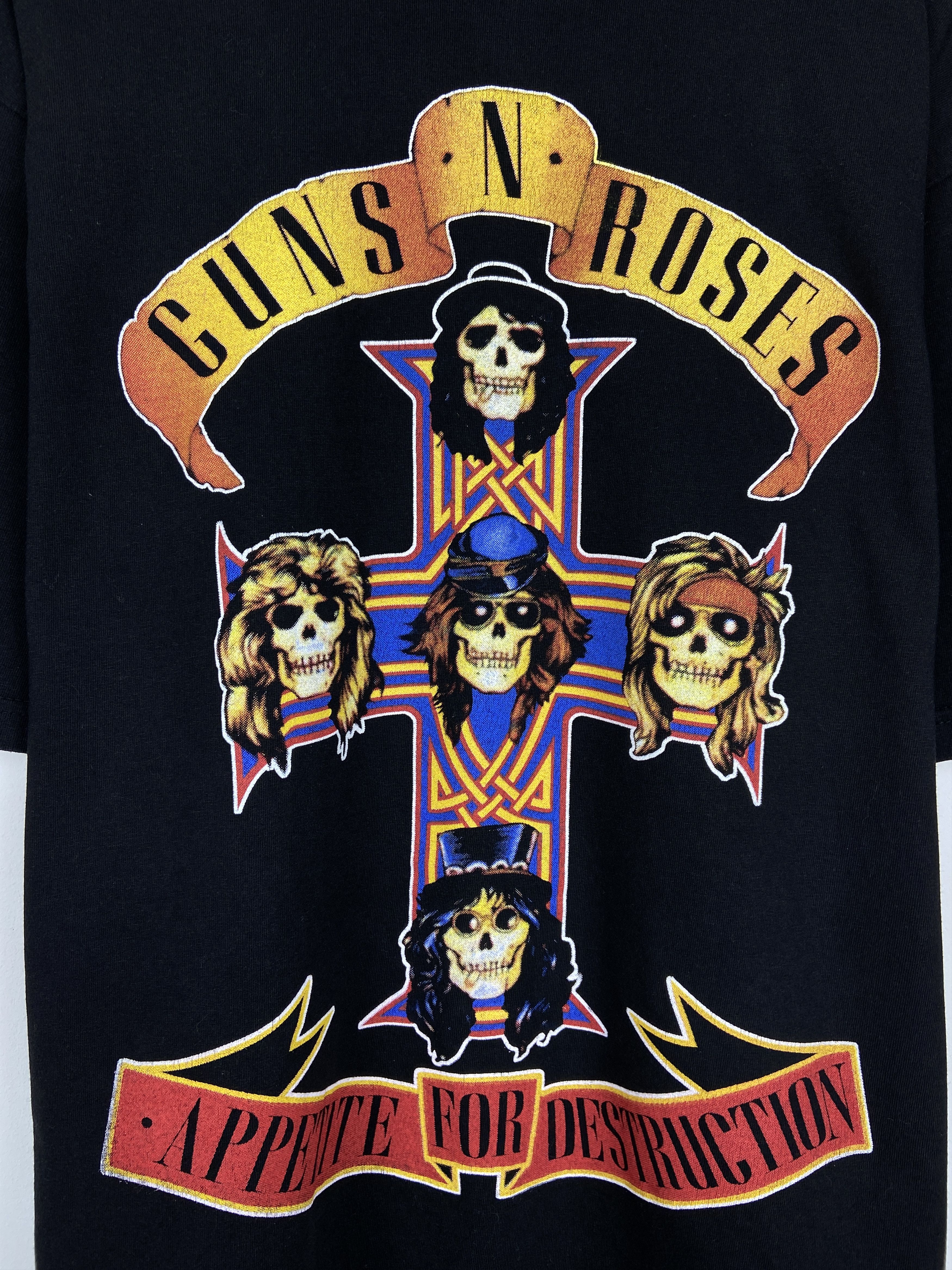 Band Tees Vintage Guns N Roses Appetite For Destruction T Shirt Tee Size US L / EU 52-54 / 3 - 5 Thumbnail
