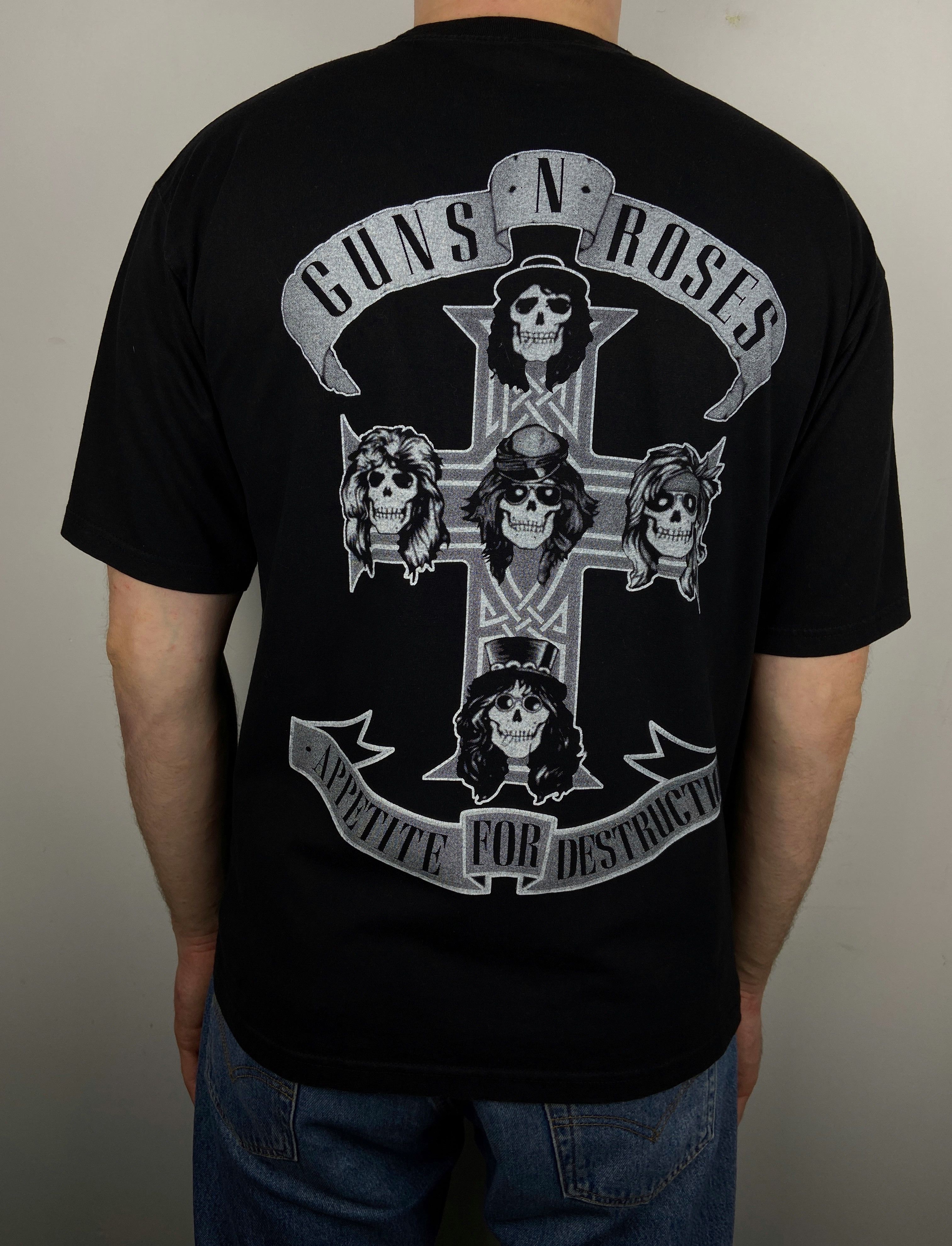 Band Tees Vintage Guns N Roses Appetite For Destruction T Shirt Tee Size US L / EU 52-54 / 3 - 4 Thumbnail