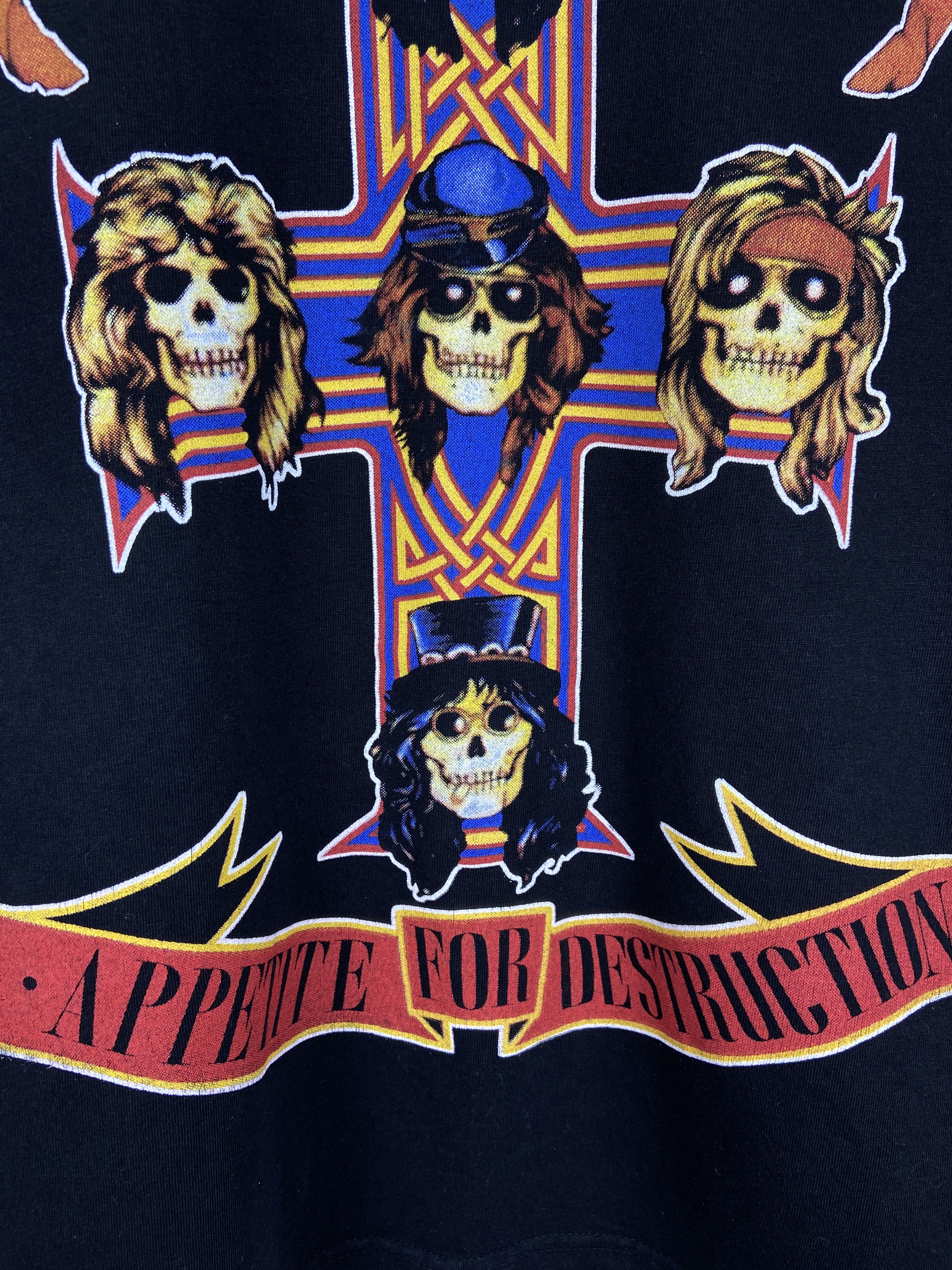 Band Tees Vintage Guns N Roses Appetite For Destruction T Shirt Tee Size US L / EU 52-54 / 3 - 7 Thumbnail