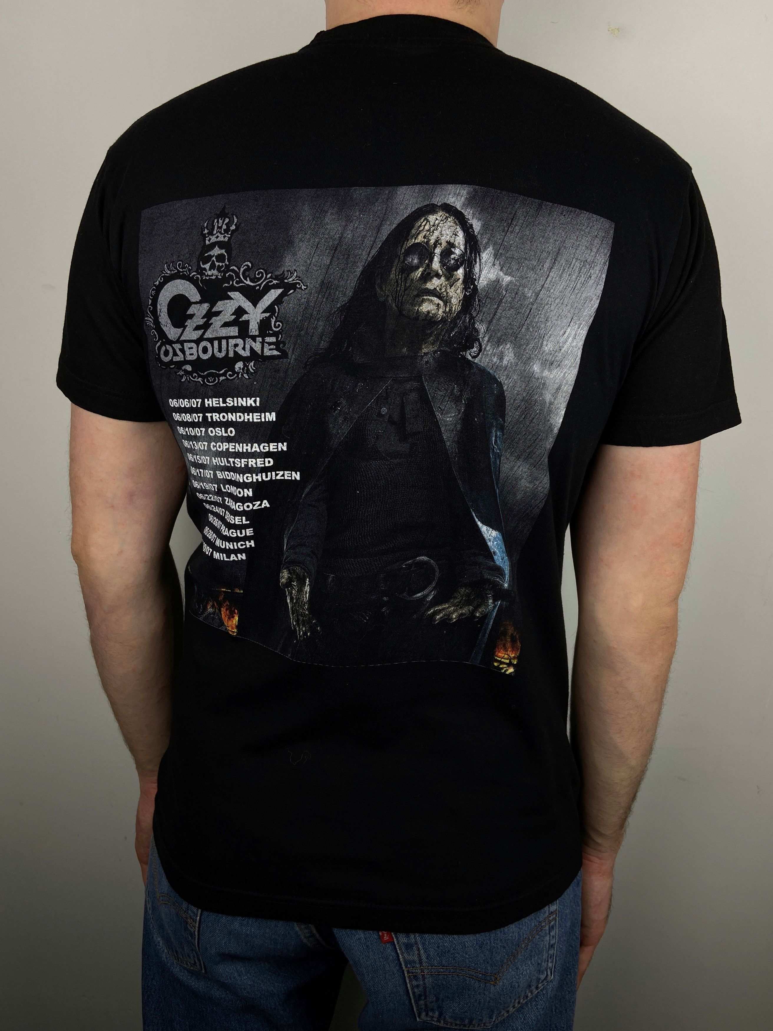 Band Tees Vintage Ozzy Osbourne Tour Graphic Rock Band T Shirt Tee Size US M / EU 48-50 / 2 - 2 Thumbnail