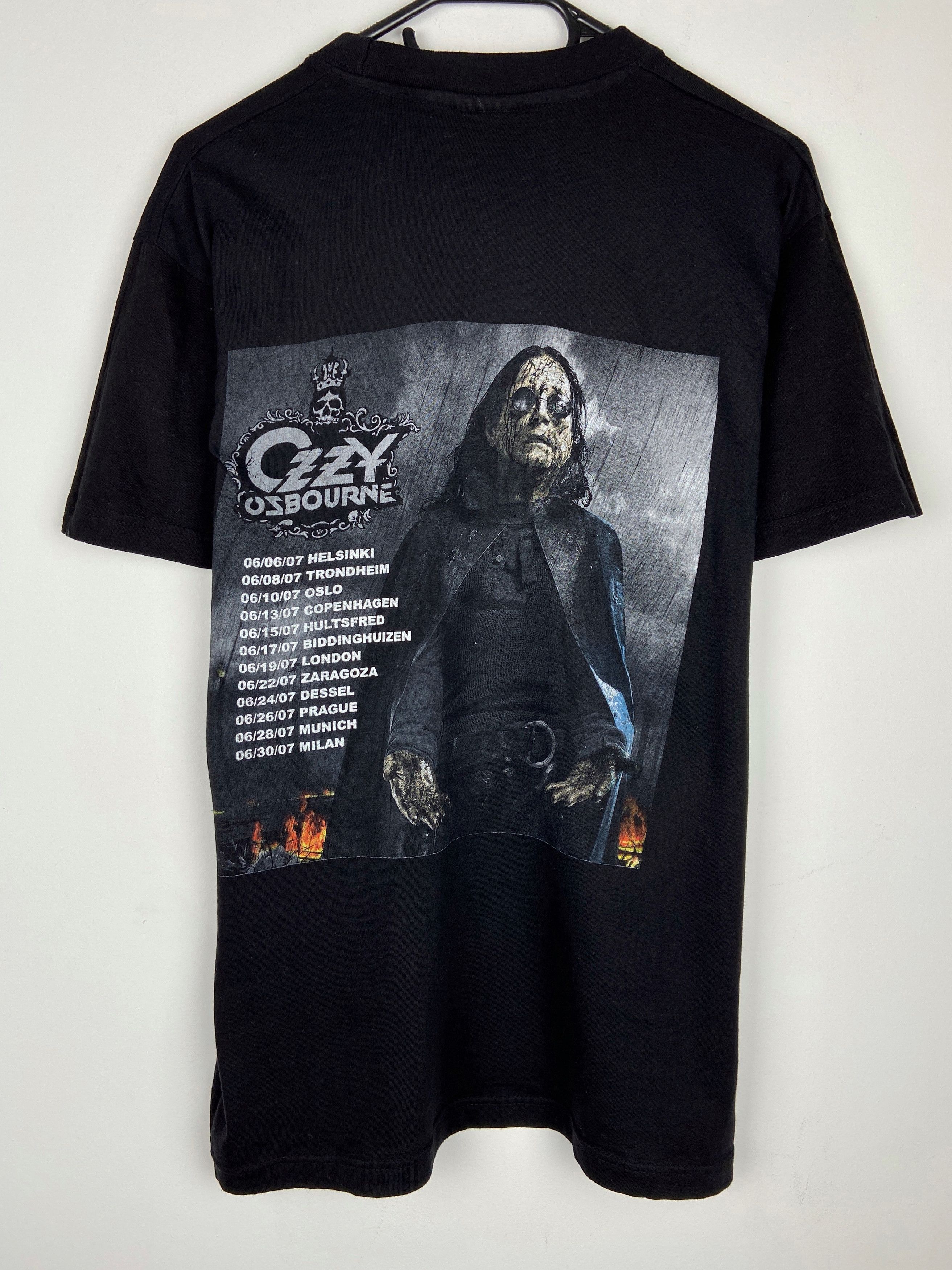 Band Tees Vintage Ozzy Osbourne Tour Graphic Rock Band T Shirt Tee Size US M / EU 48-50 / 2 - 1 Thumbnail