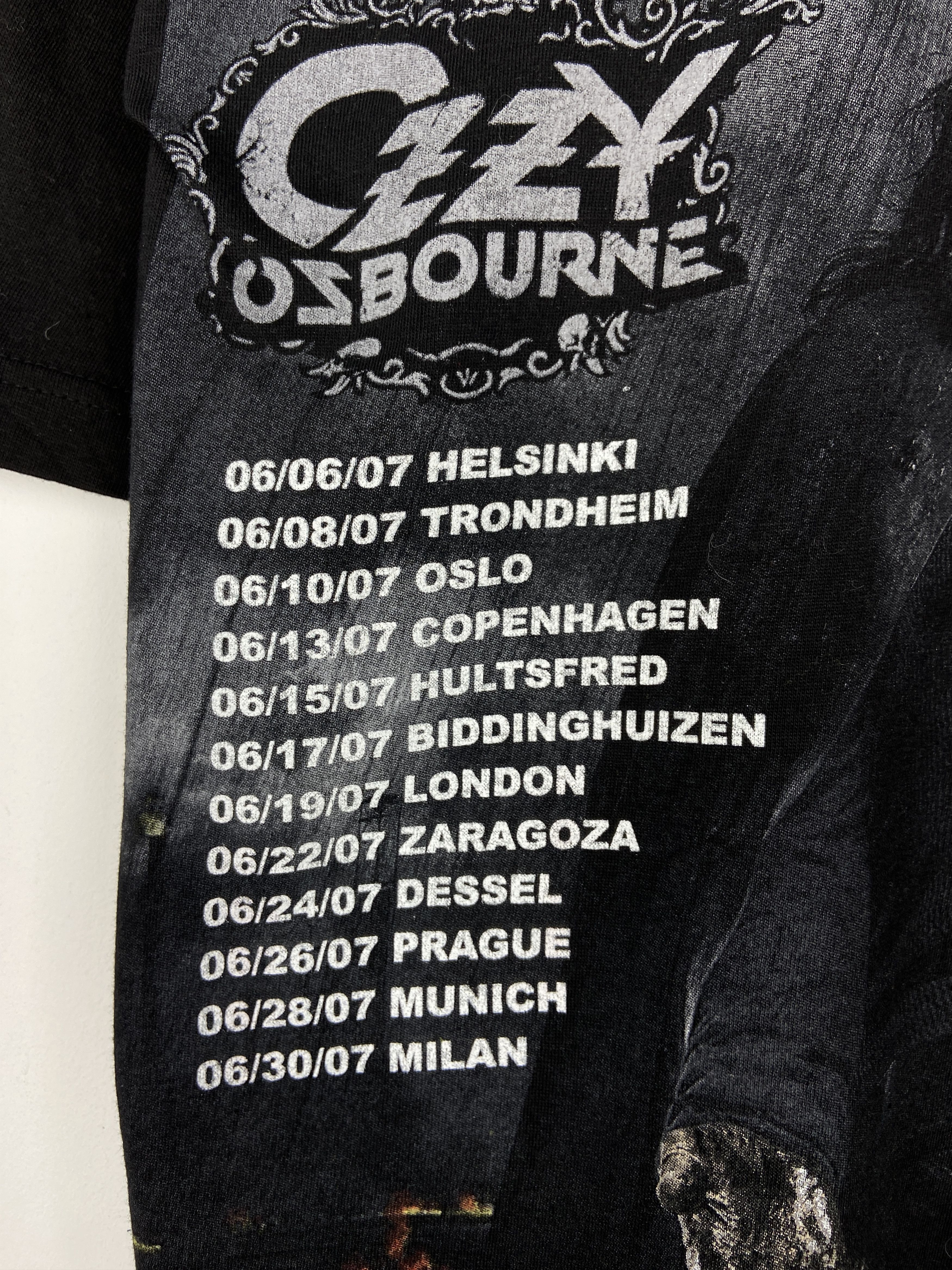Band Tees Vintage Ozzy Osbourne Tour Graphic Rock Band T Shirt Tee Size US M / EU 48-50 / 2 - 9 Thumbnail