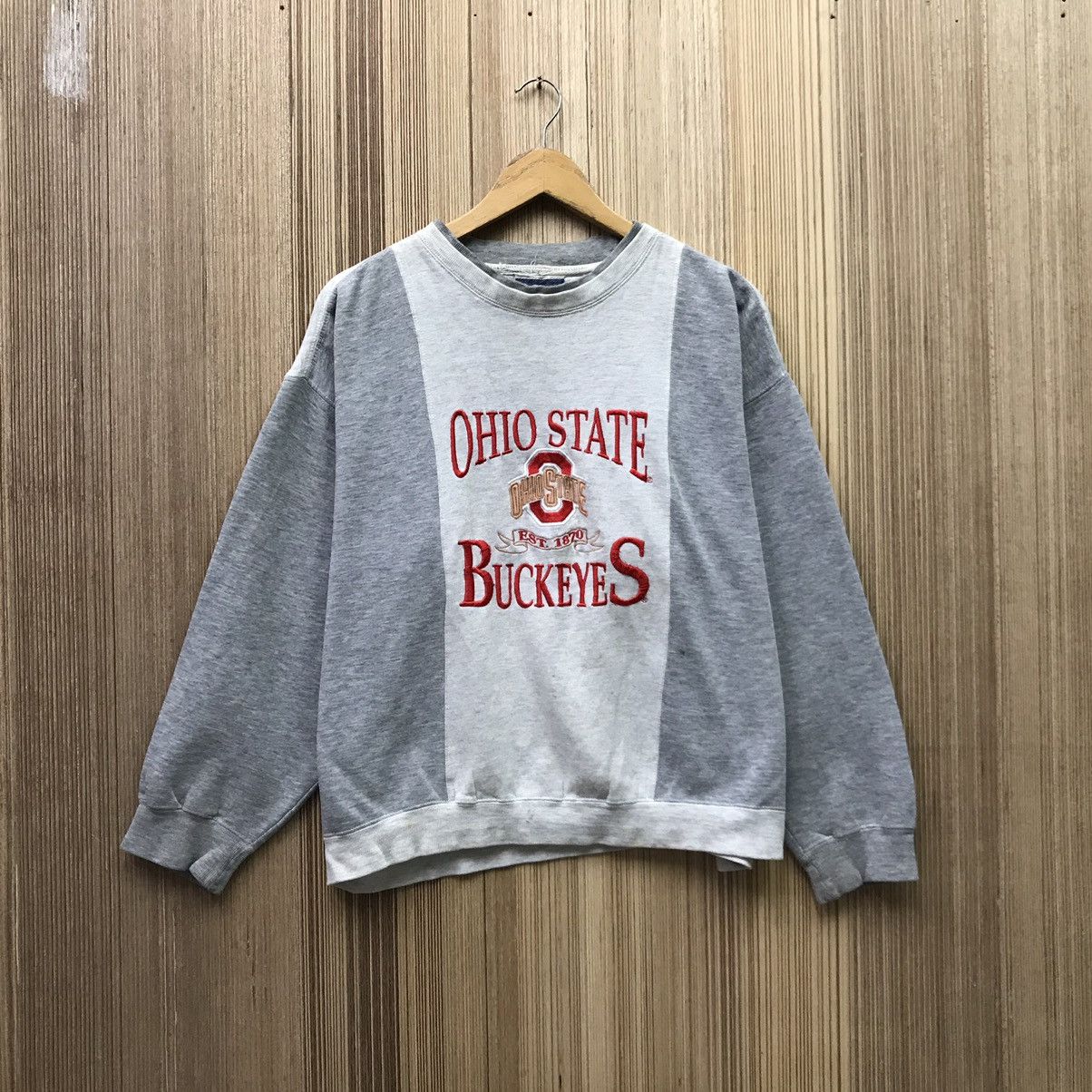 Vintage Vintage Ohio State Buckeyes Big Logo Sweatshirt Size US M / EU 48-50 / 2 - 1 Thumbnail