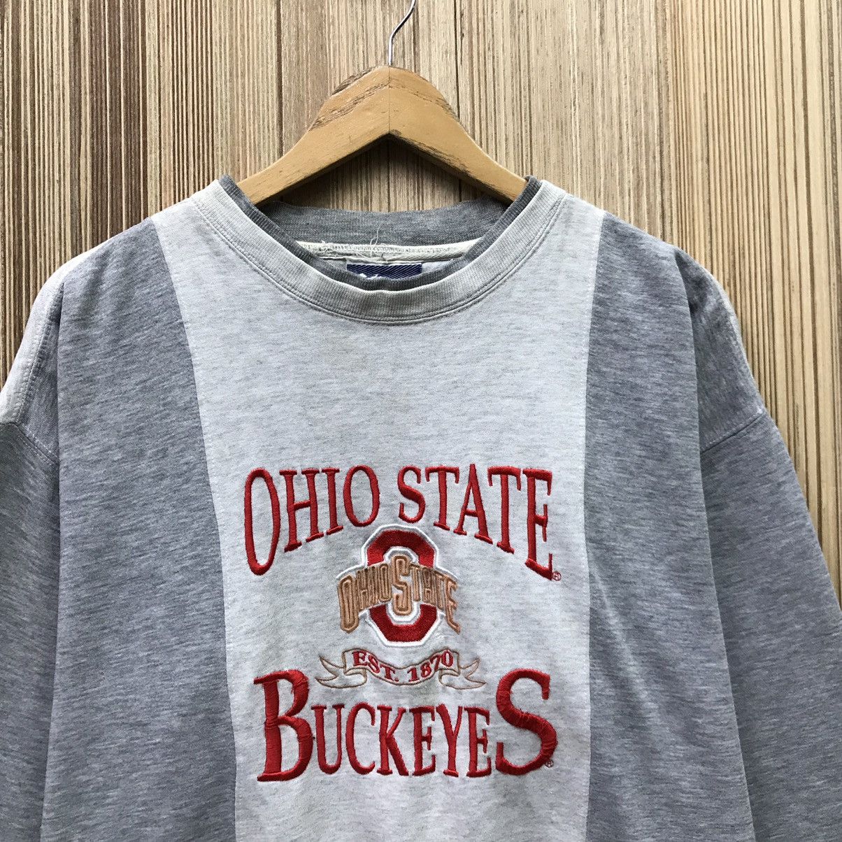 Vintage Vintage Ohio State Buckeyes Big Logo Sweatshirt Size US M / EU 48-50 / 2 - 2 Thumbnail