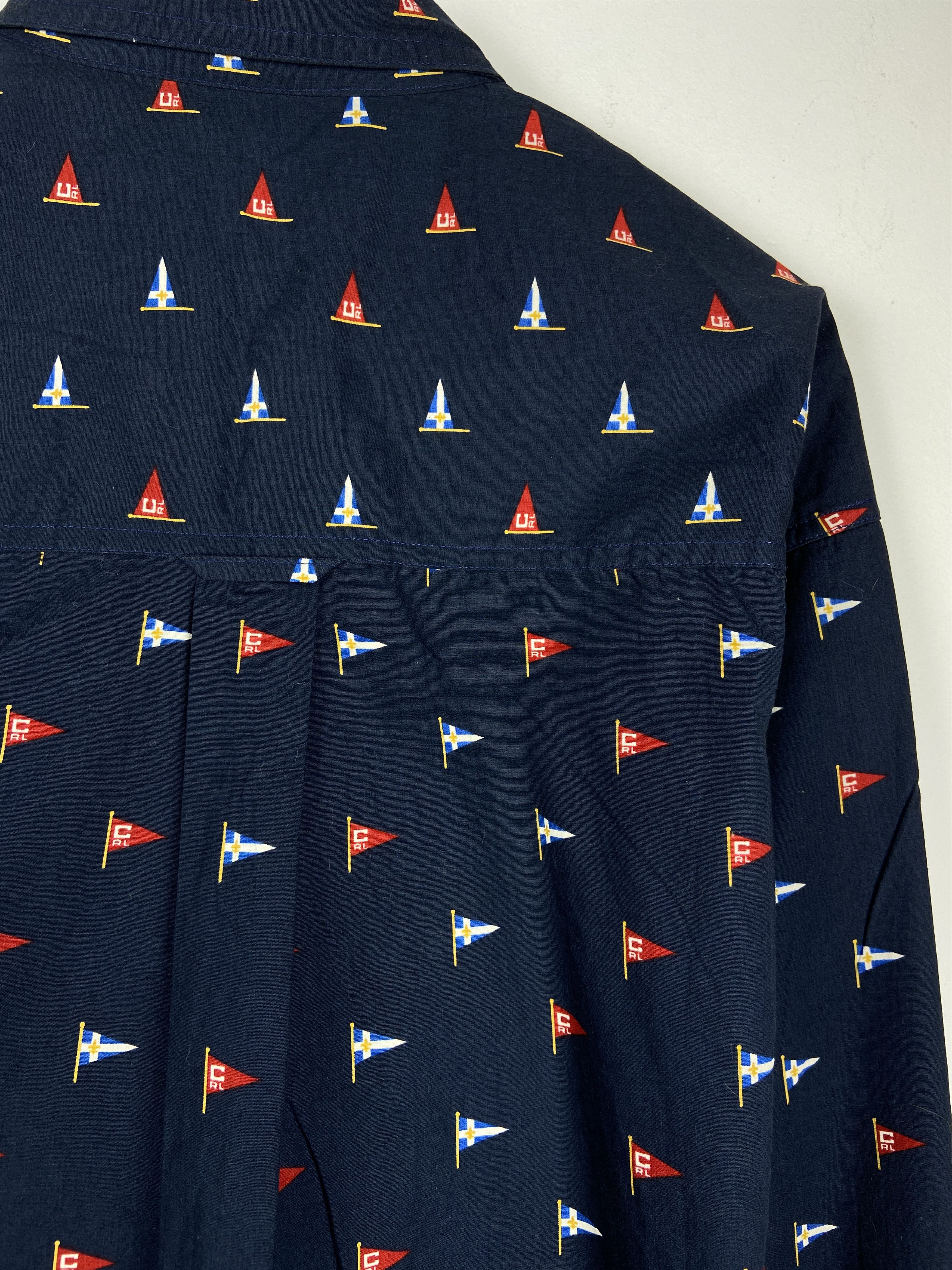Polo Ralph Lauren Polo Ralph Lauren Chaps Multi Logo Button Up Pocket Shirt Size US M / EU 48-50 / 2 - 17 Thumbnail