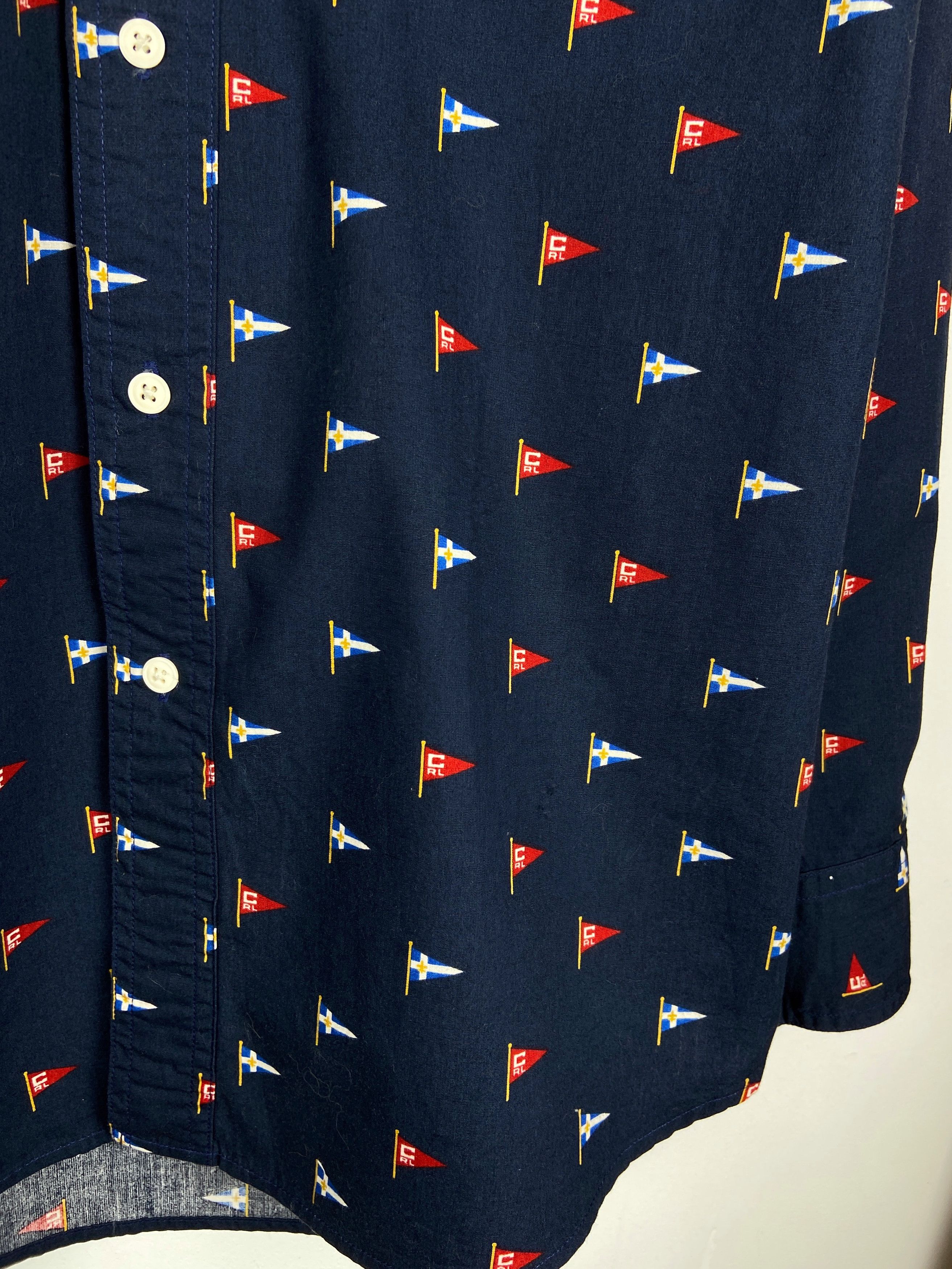 Polo Ralph Lauren Polo Ralph Lauren Chaps Multi Logo Button Up Pocket Shirt Size US M / EU 48-50 / 2 - 14 Thumbnail