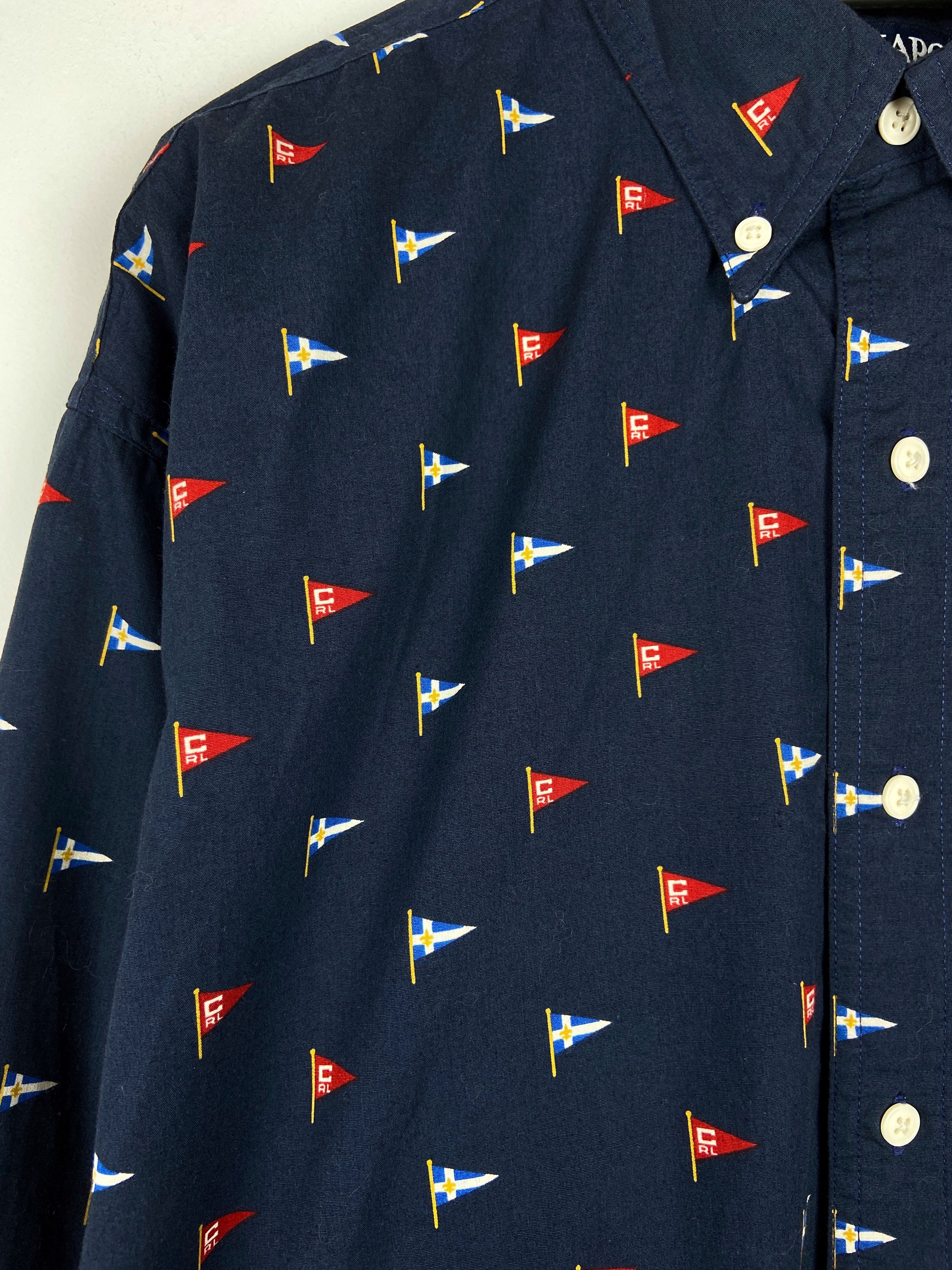 Polo Ralph Lauren Polo Ralph Lauren Chaps Multi Logo Button Up Pocket Shirt Size US M / EU 48-50 / 2 - 11 Thumbnail