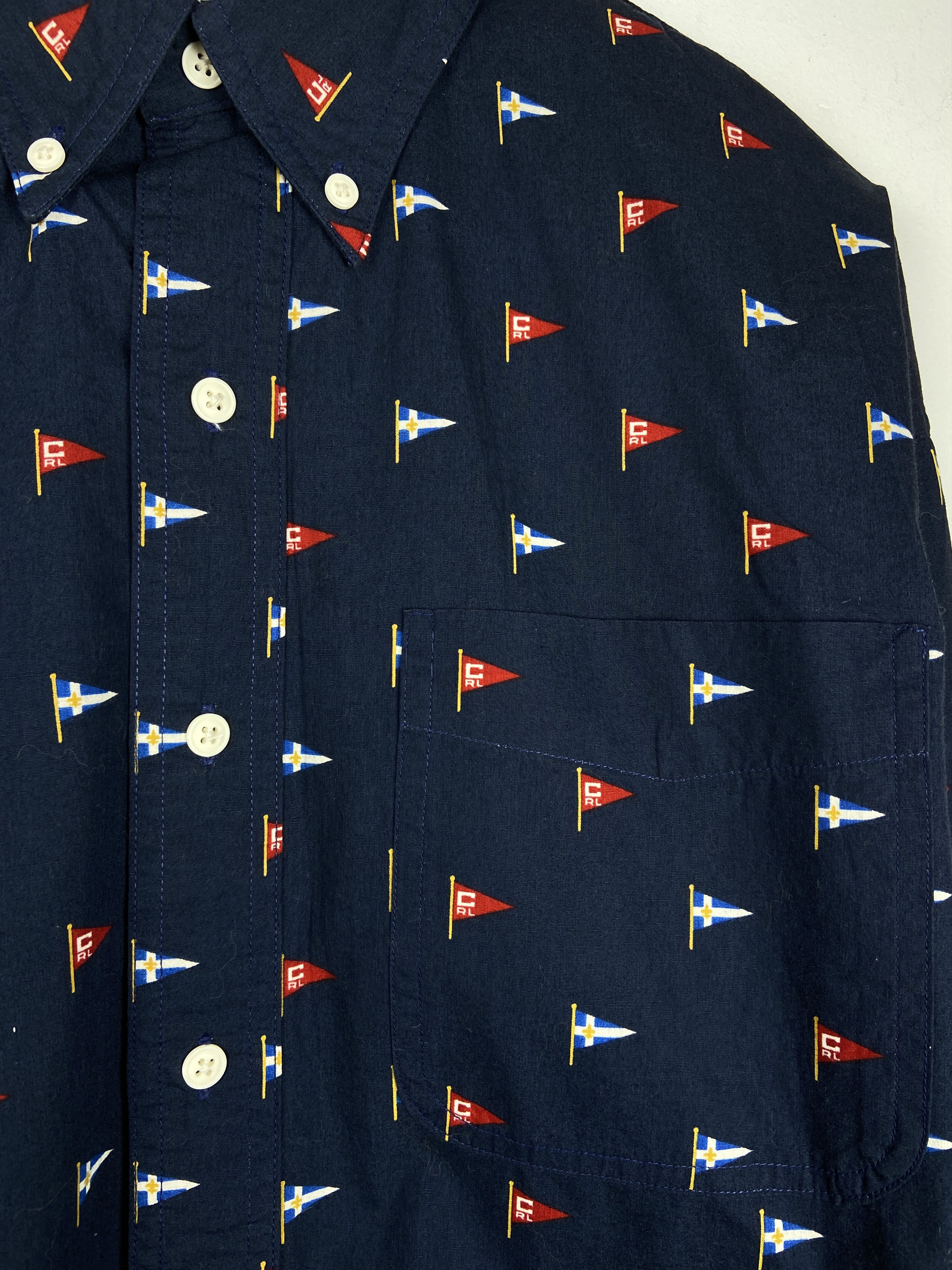 Polo Ralph Lauren Polo Ralph Lauren Chaps Multi Logo Button Up Pocket Shirt Size US M / EU 48-50 / 2 - 12 Thumbnail