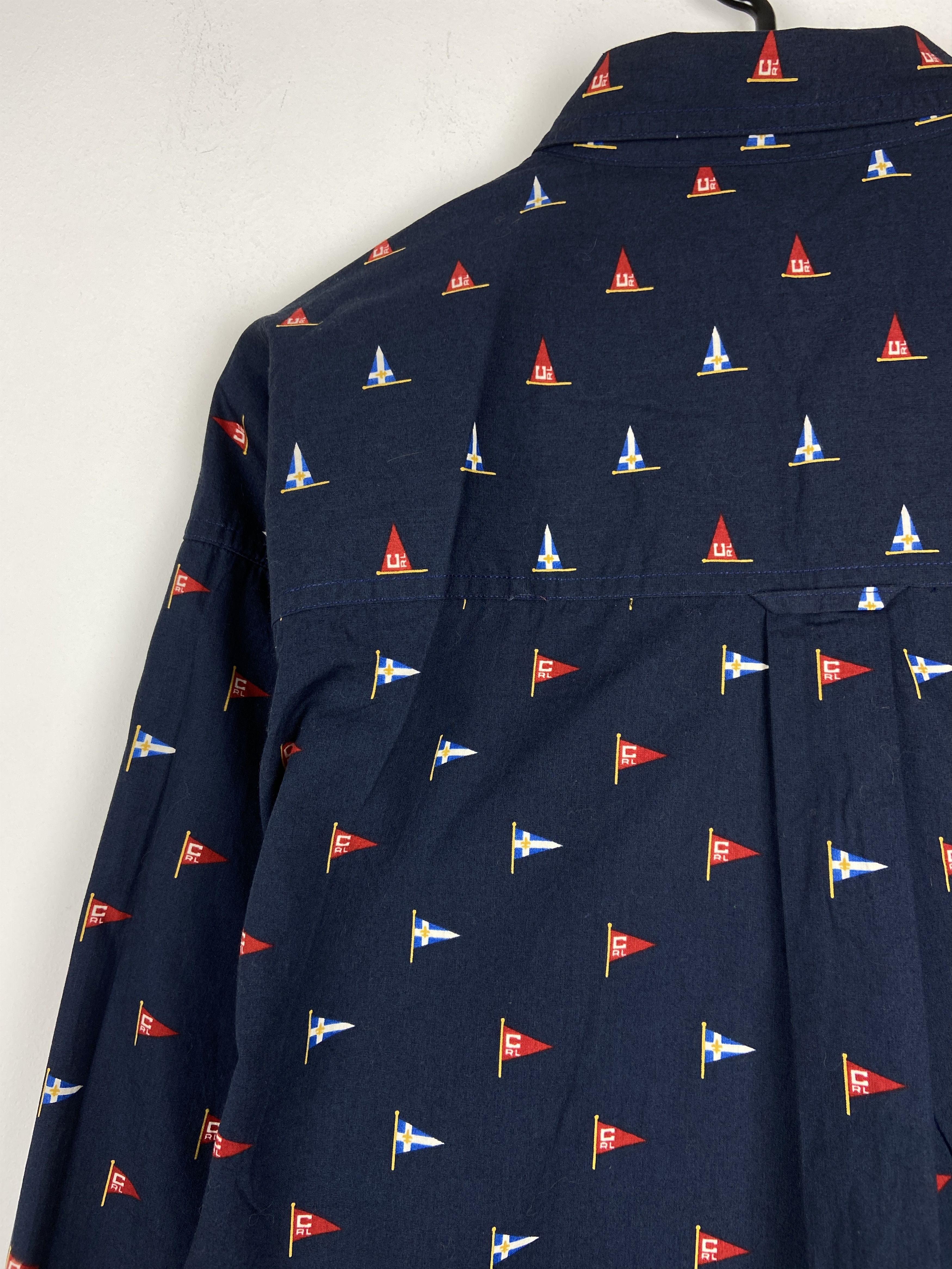 Polo Ralph Lauren Polo Ralph Lauren Chaps Multi Logo Button Up Pocket Shirt Size US M / EU 48-50 / 2 - 16 Thumbnail