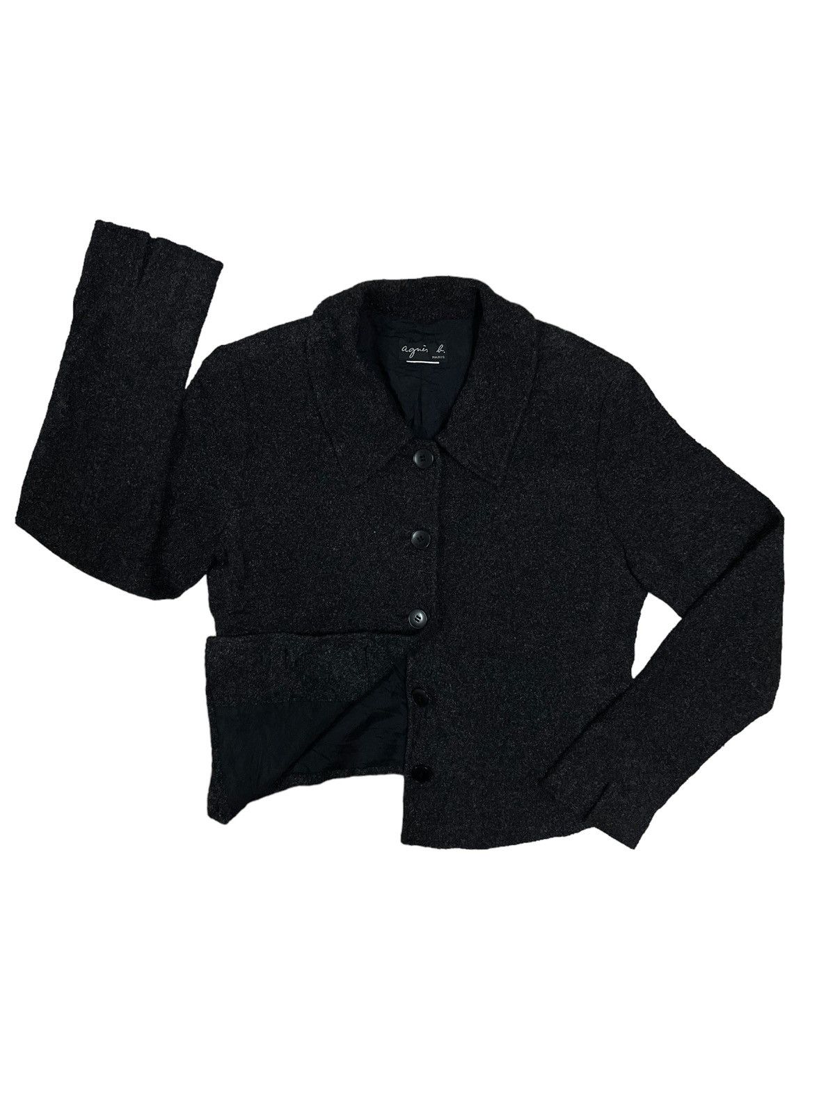agnes b. Agnes B. Longsleeve Wool Blouse Size S / US 4 / IT 40 - 8 Thumbnail