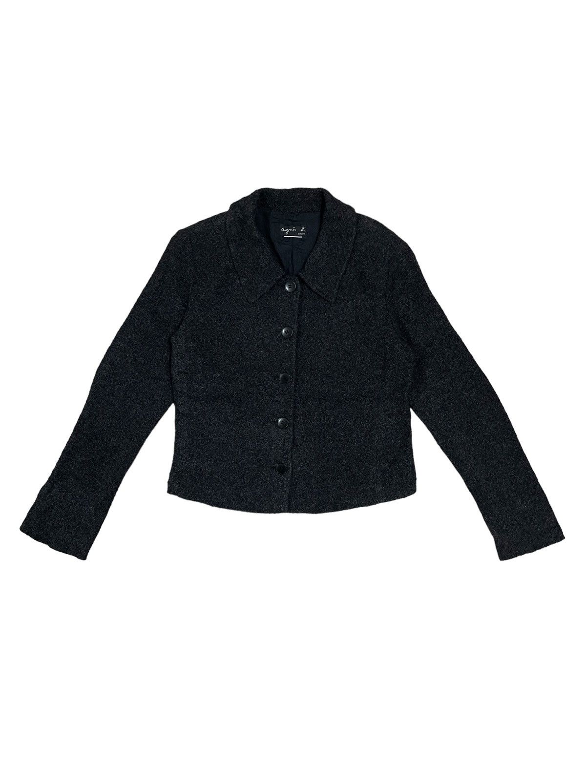 agnes b. Agnes B. Longsleeve Wool Blouse Size S / US 4 / IT 40 - 1 Thumbnail