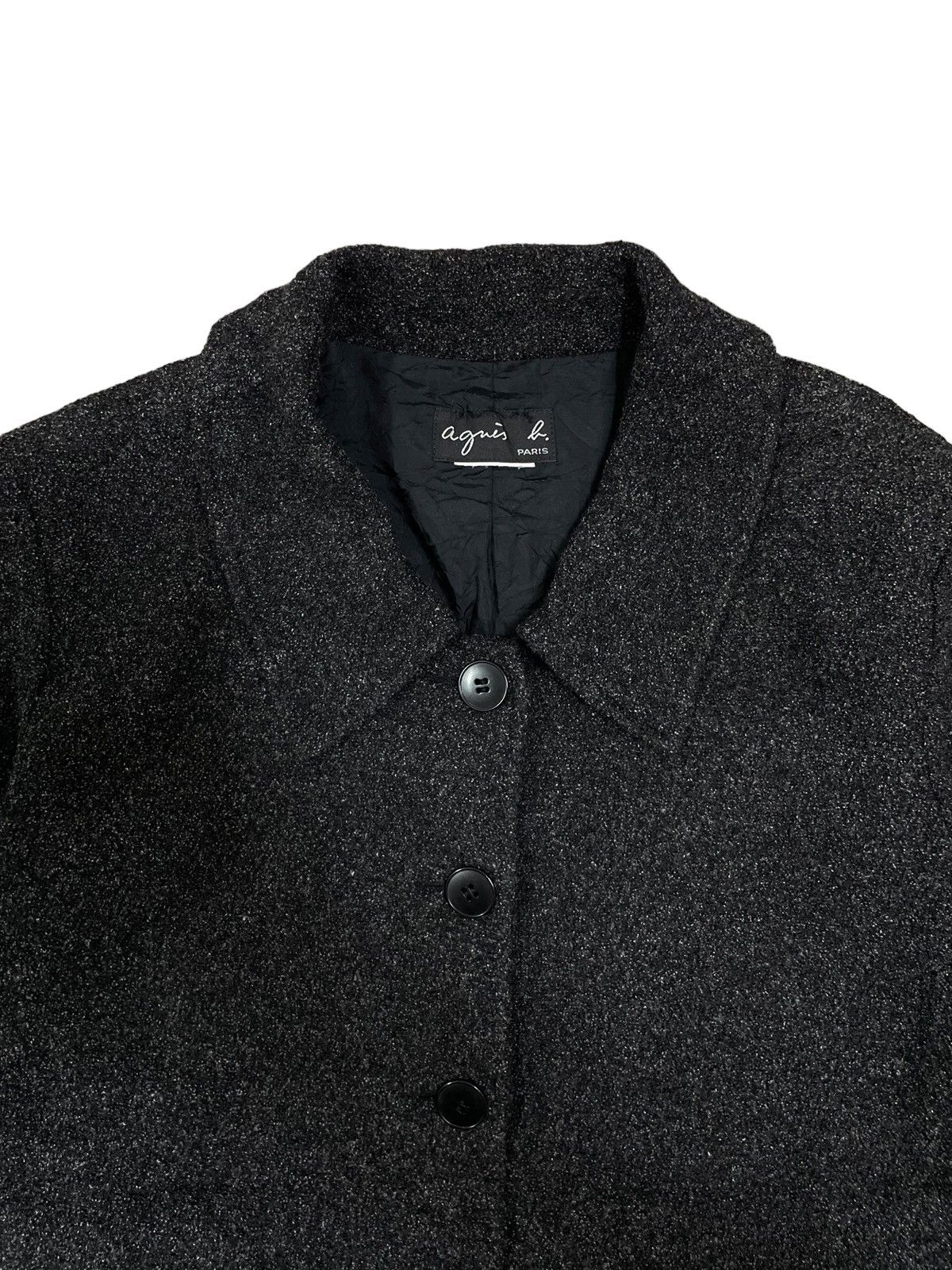 agnes b. Agnes B. Longsleeve Wool Blouse Size S / US 4 / IT 40 - 2 Thumbnail