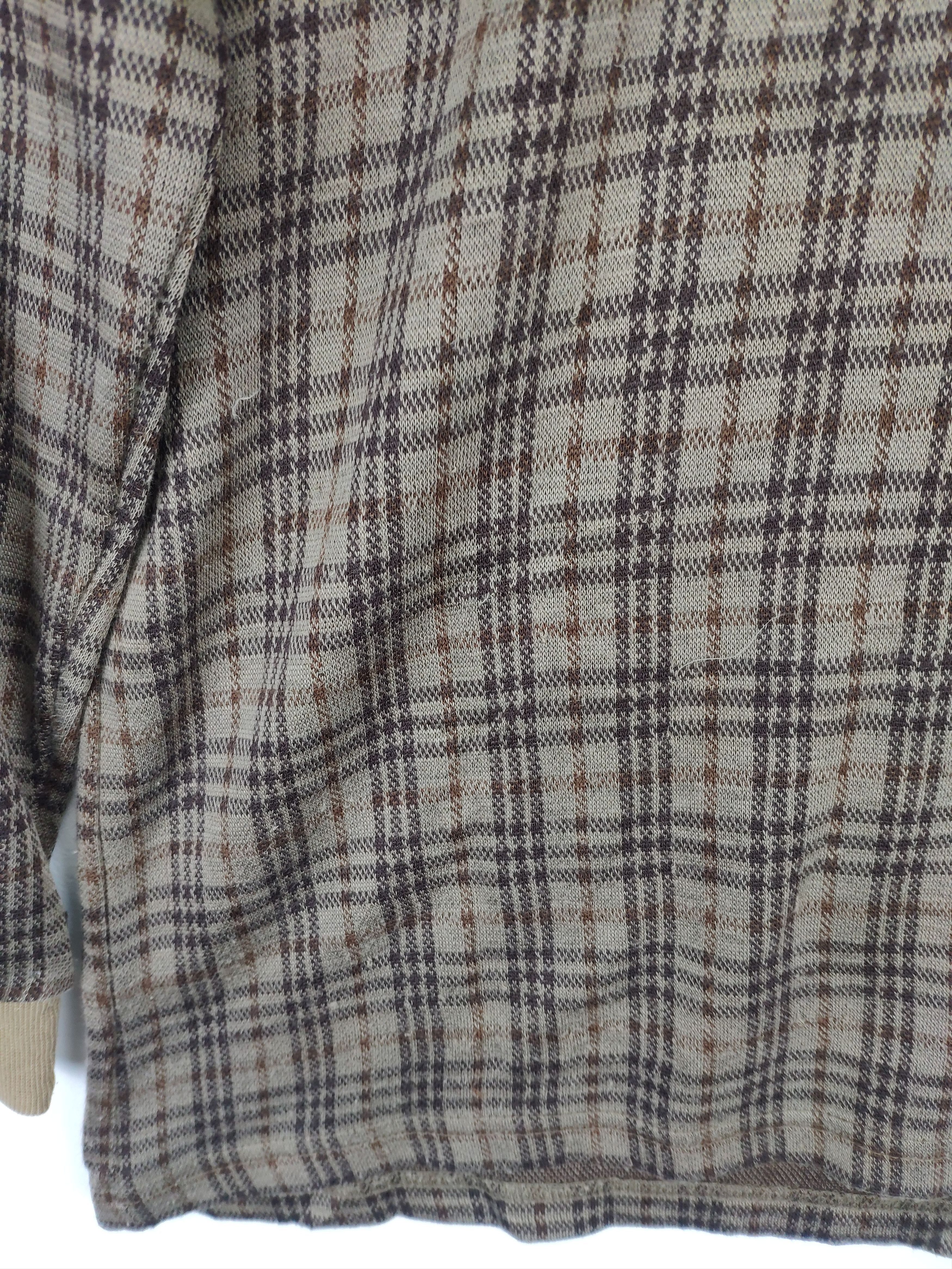 Japanese Brand × Vintage Vintage Wool Polo Shirt Long Sleeve Unbranded Size US M / EU 48-50 / 2 - 9 Thumbnail