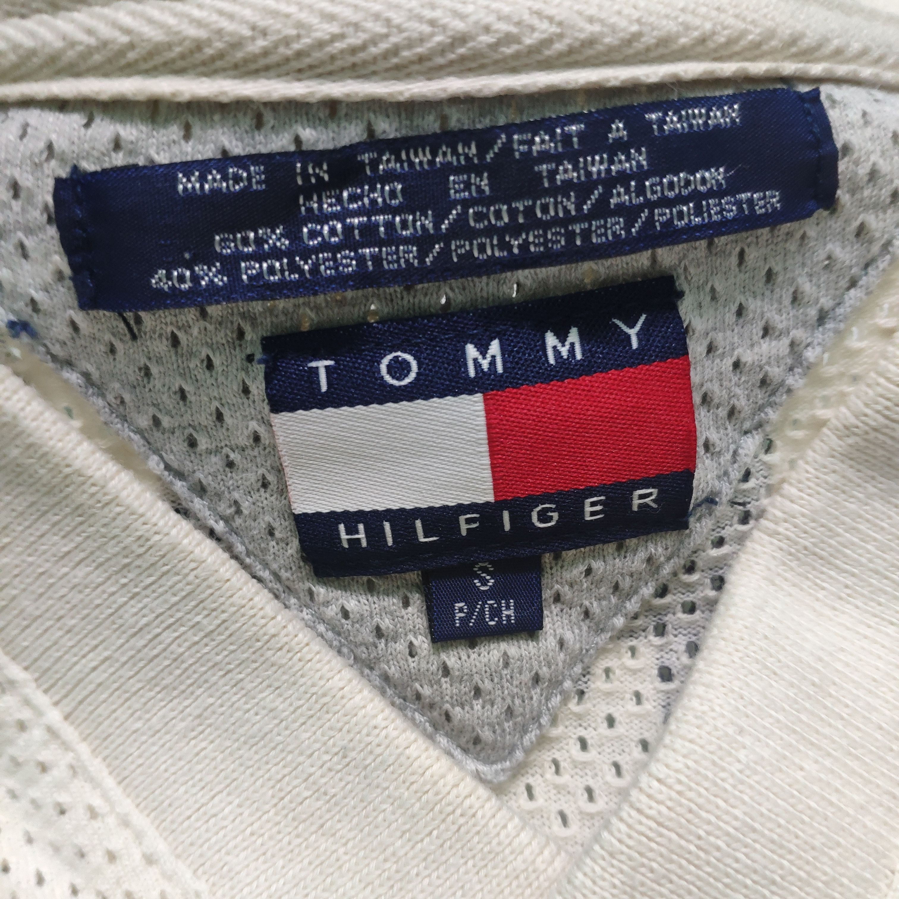 Tommy Hilfiger Steal 💥 Vintage Tommy Hilfiger Hockey Jersey Style Size US M / EU 48-50 / 2 - 2 Thumbnail