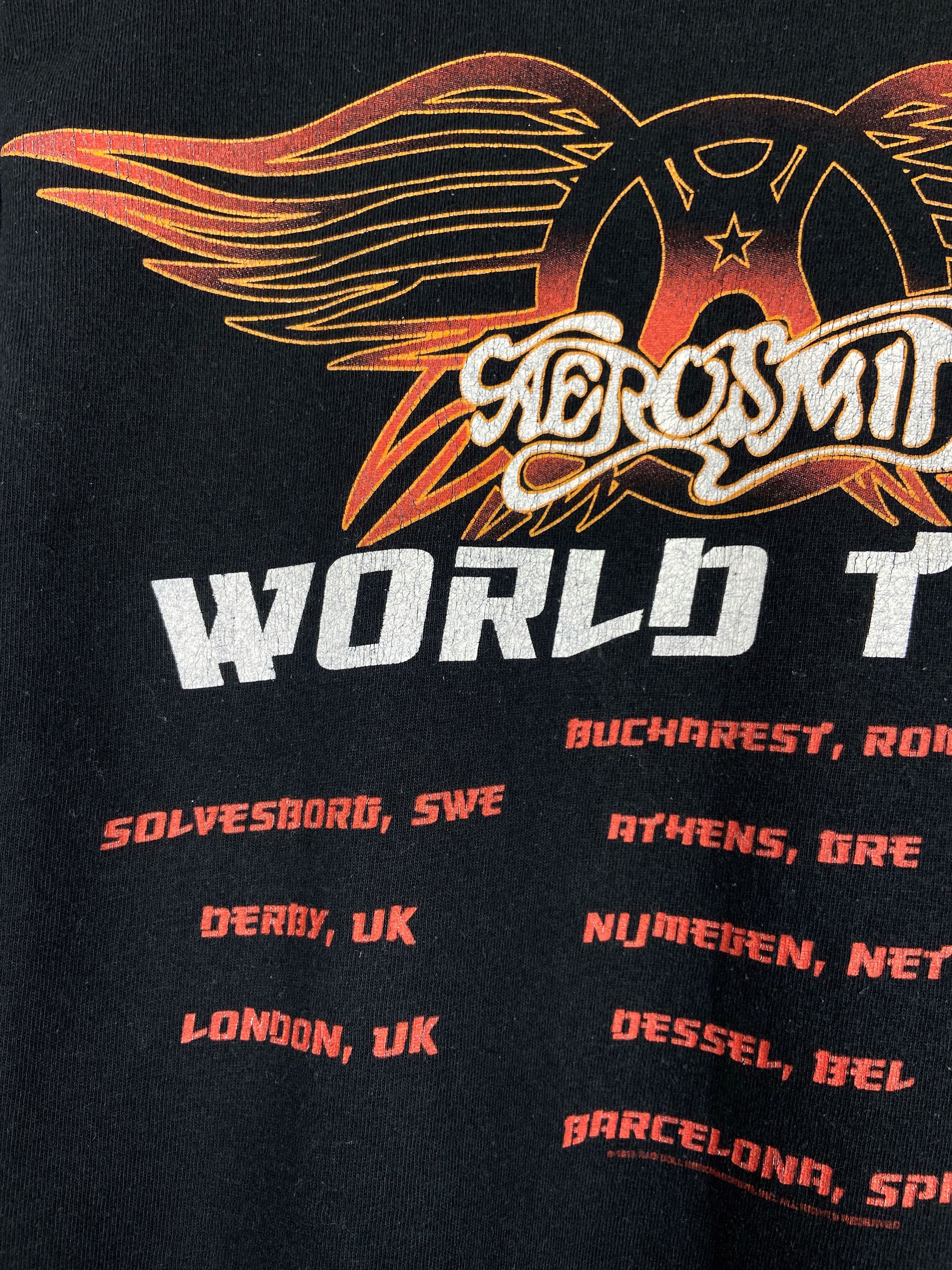 Band Tees Vintage Aerosmith Tour Rock Band Graphic T Shirt Tee Size US L / EU 52-54 / 3 - 11 Thumbnail