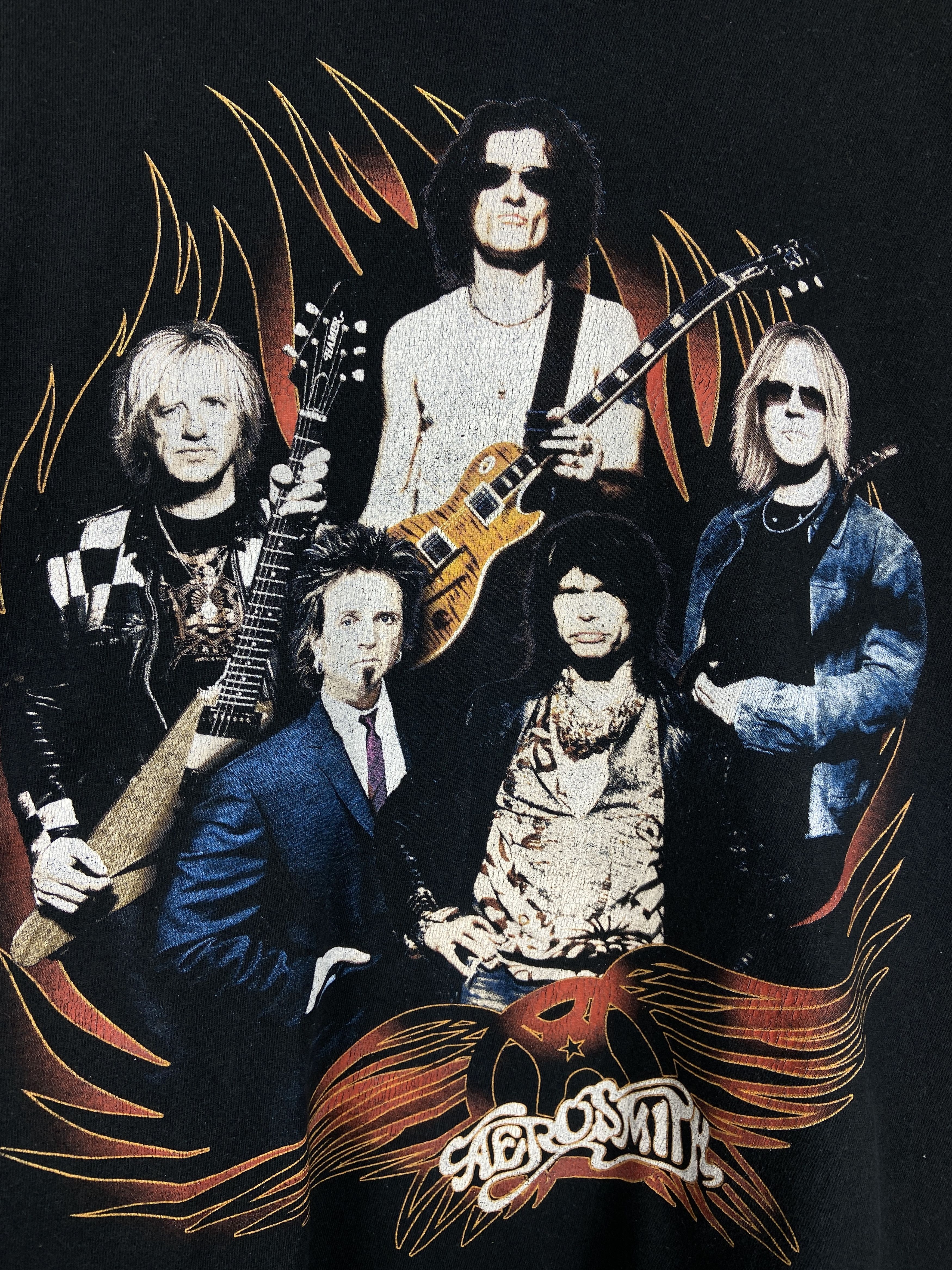 Band Tees Vintage Aerosmith Tour Rock Band Graphic T Shirt Tee Size US L / EU 52-54 / 3 - 5 Thumbnail