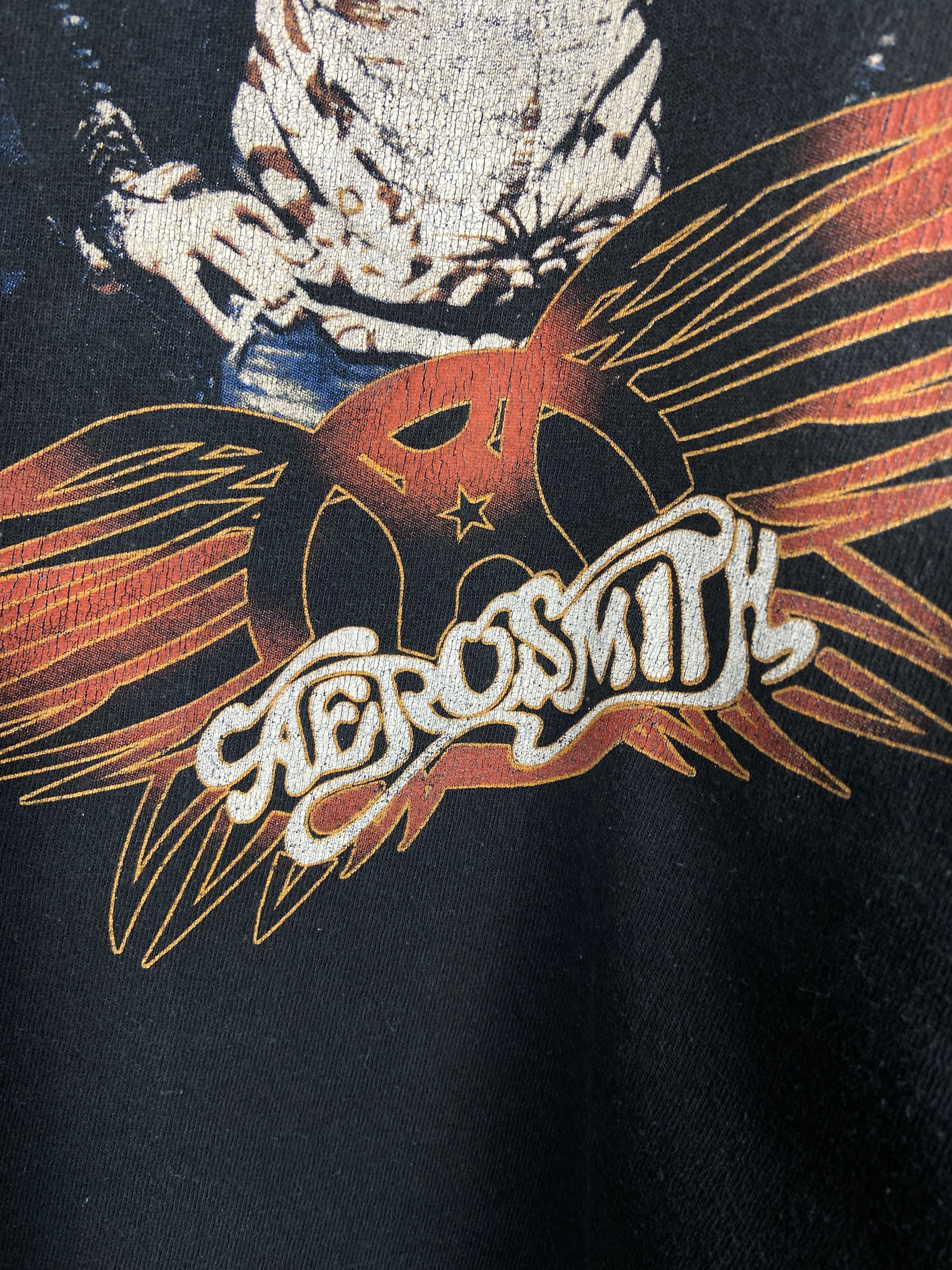 Band Tees Vintage Aerosmith Tour Rock Band Graphic T Shirt Tee Size US L / EU 52-54 / 3 - 10 Thumbnail