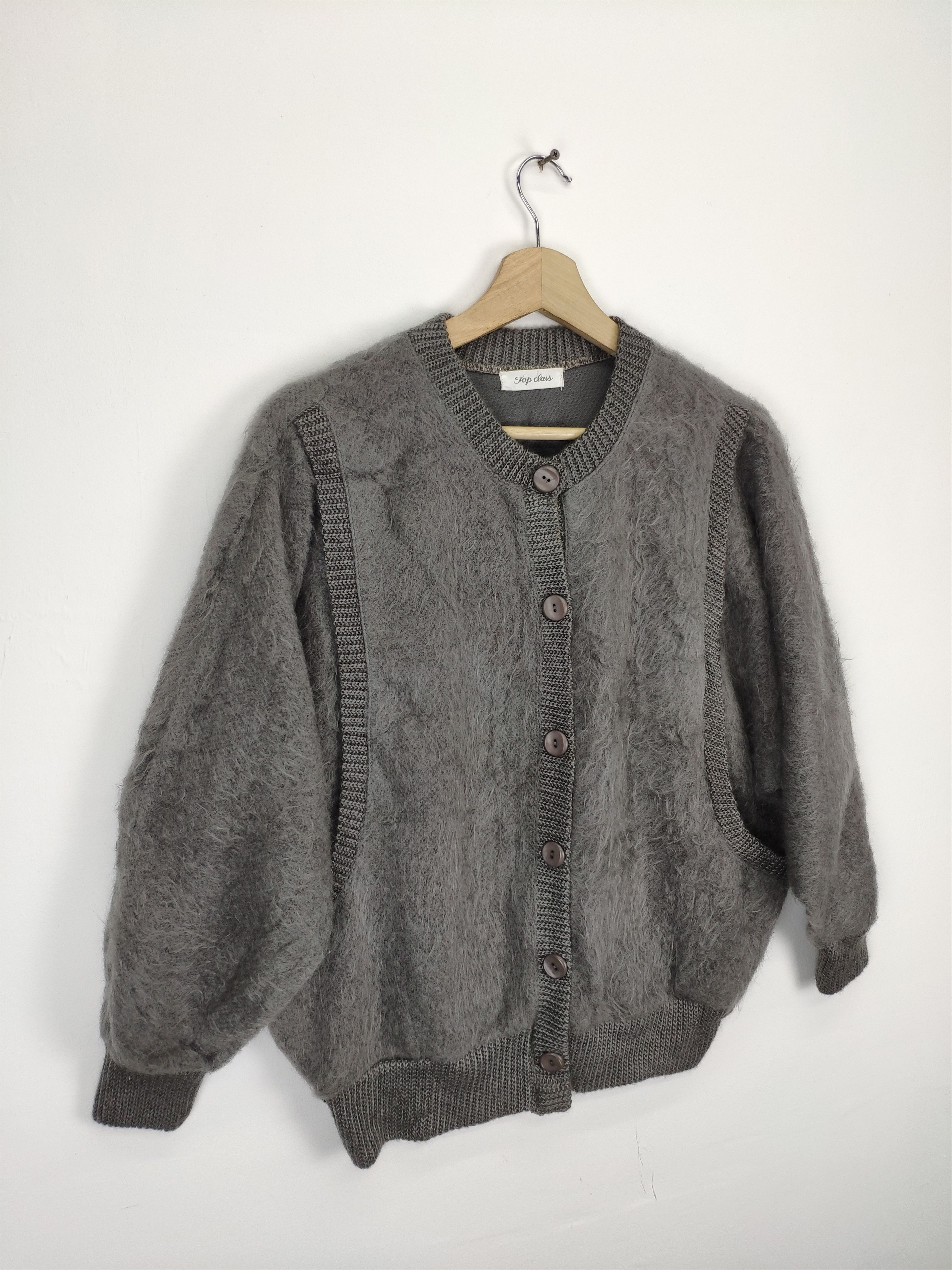 Japanese Brand × Vintage Vintage Cardigan Mohair Kurt Cobain Style Size US M / EU 48-50 / 2 - 3 Thumbnail