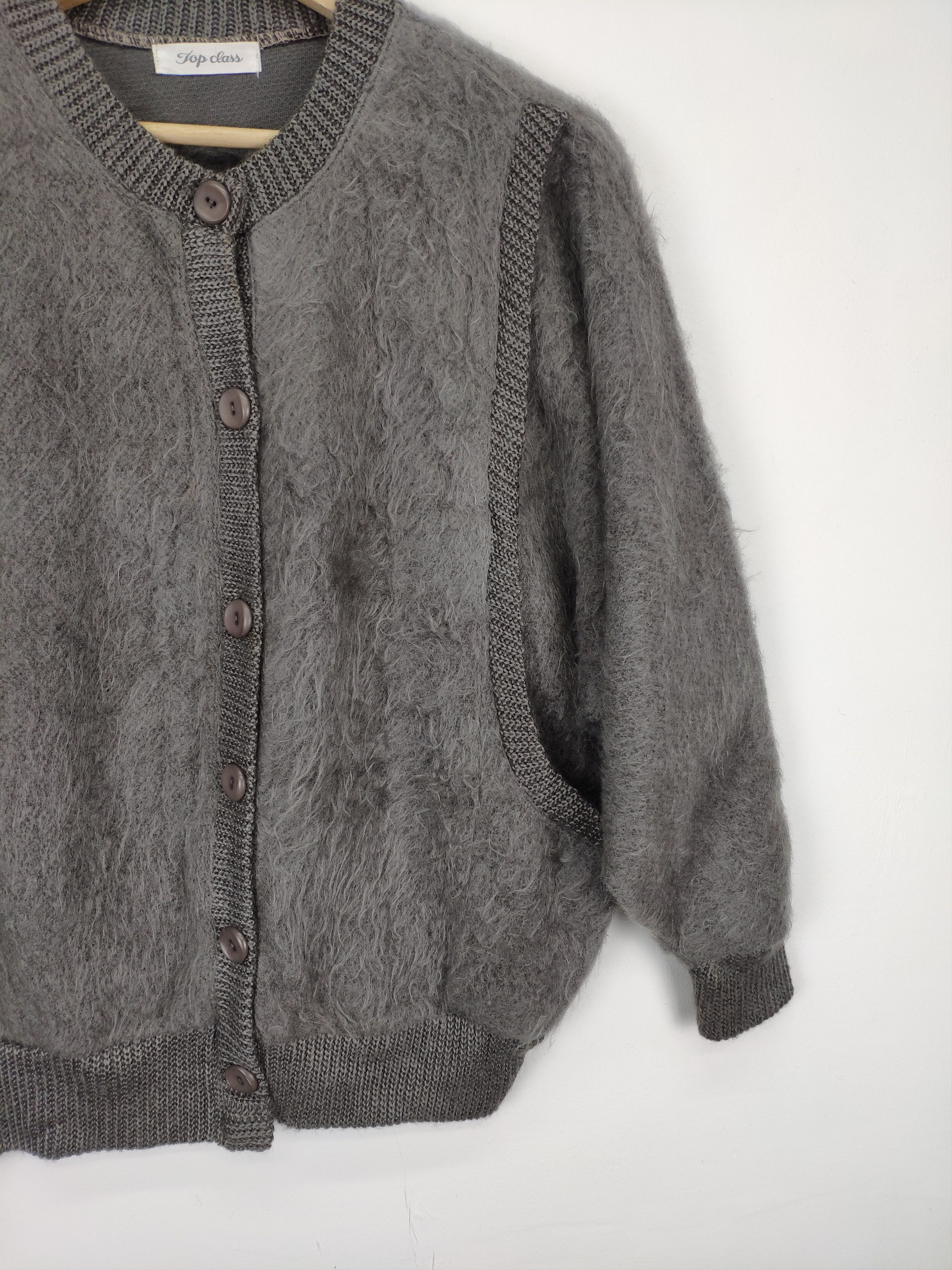 Japanese Brand × Vintage Vintage Cardigan Mohair Kurt Cobain Style Size US M / EU 48-50 / 2 - 7 Thumbnail