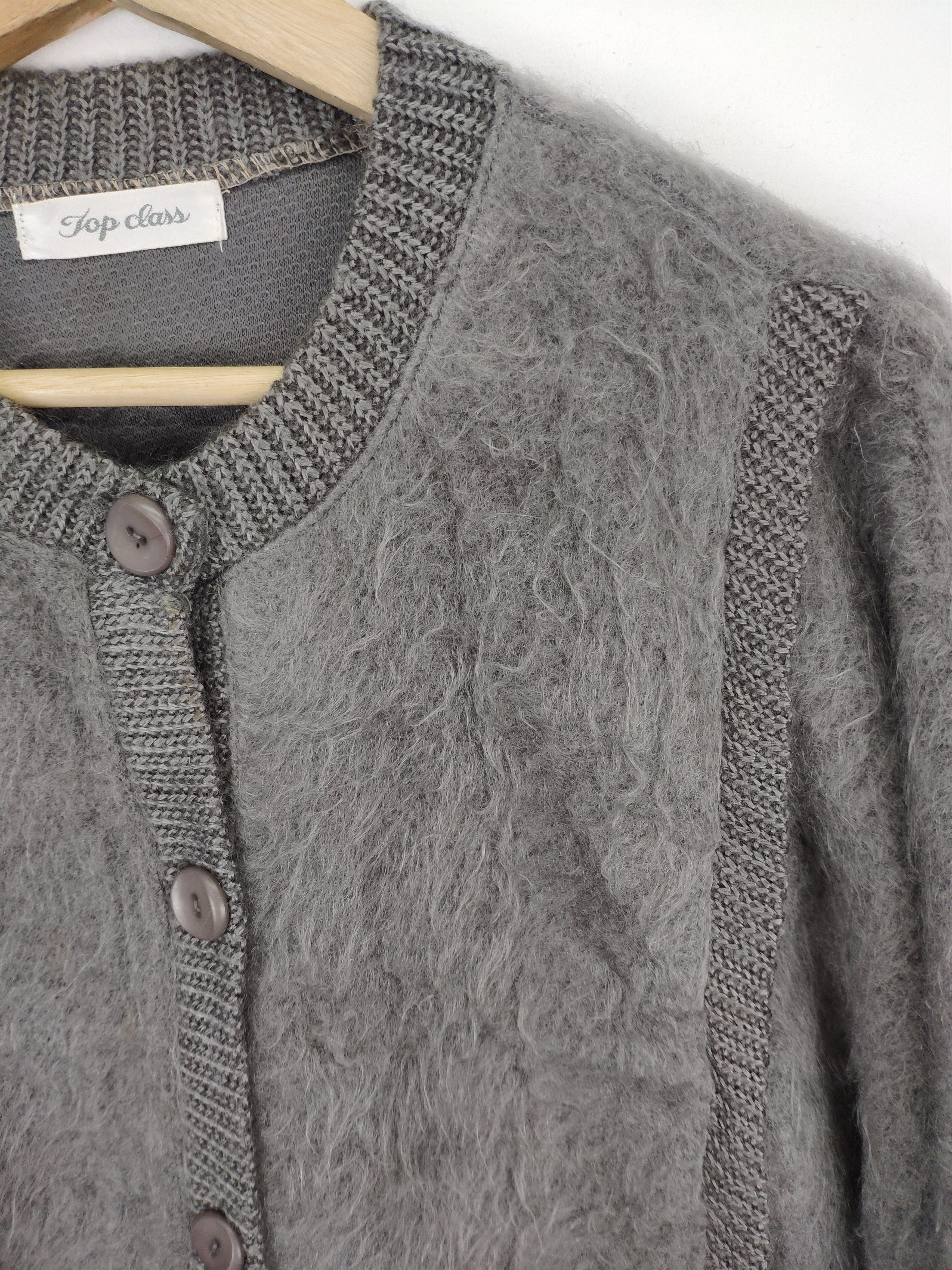 Japanese Brand × Vintage Vintage Cardigan Mohair Kurt Cobain Style Size US M / EU 48-50 / 2 - 8 Thumbnail