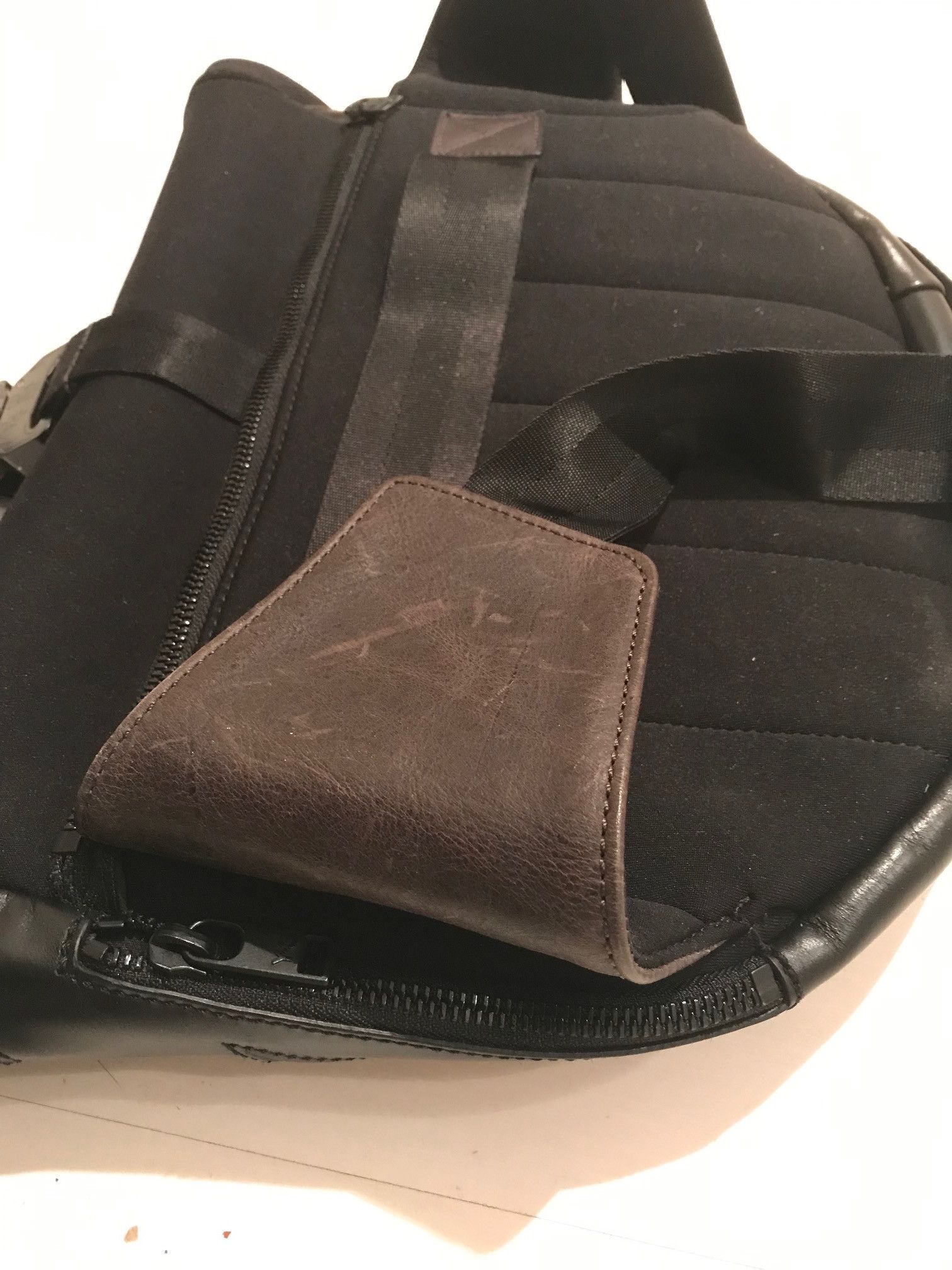 Adidas Yohji Yamamoto Y-3 Fidlock Fanny Leather Cross Body Pack Size ONE SIZE - 6 Thumbnail