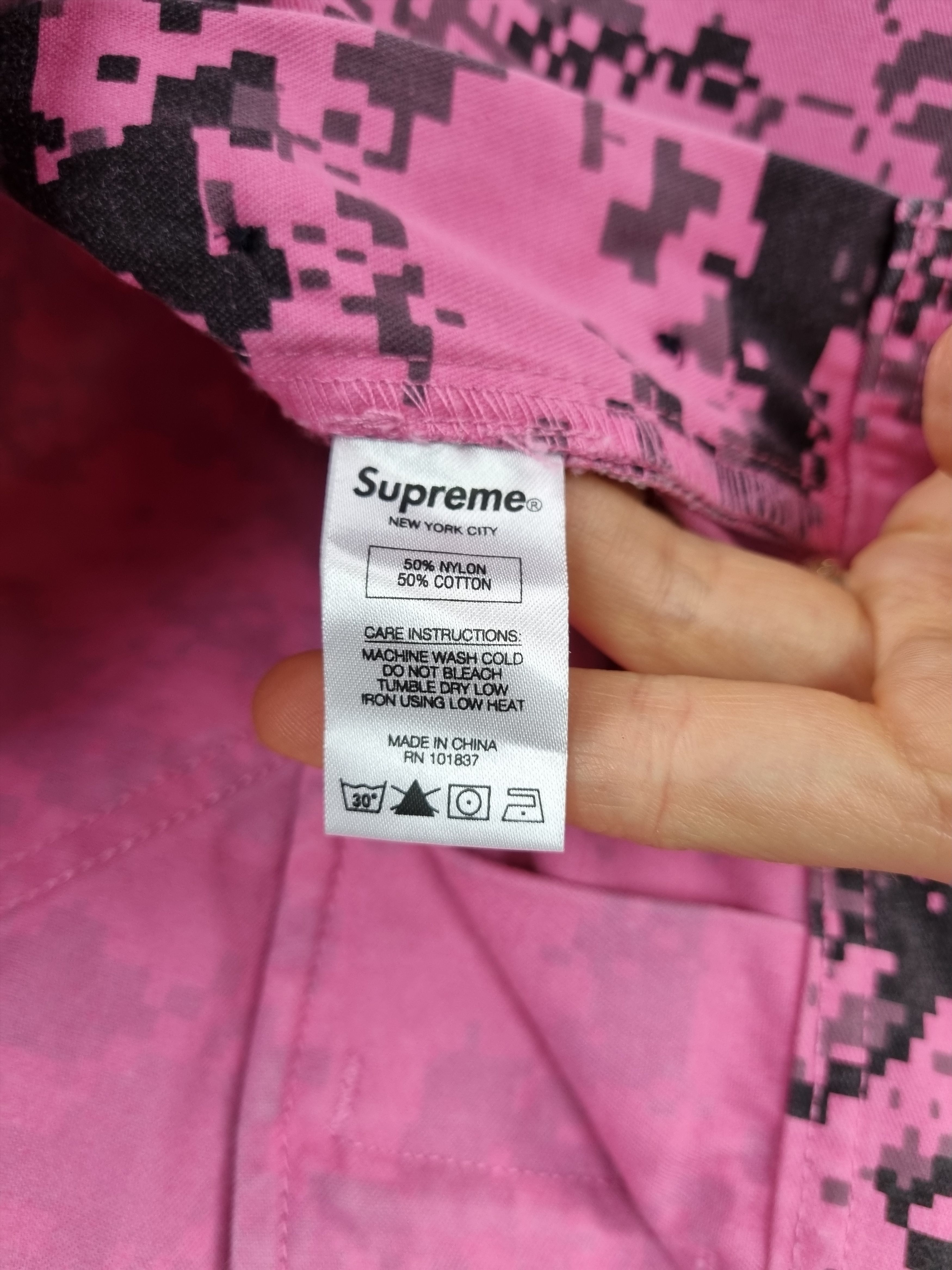 Supreme Supreme Cargo Camo Pink Nylon/Cotton Pants Size US 34 / EU 50 - 15 Thumbnail