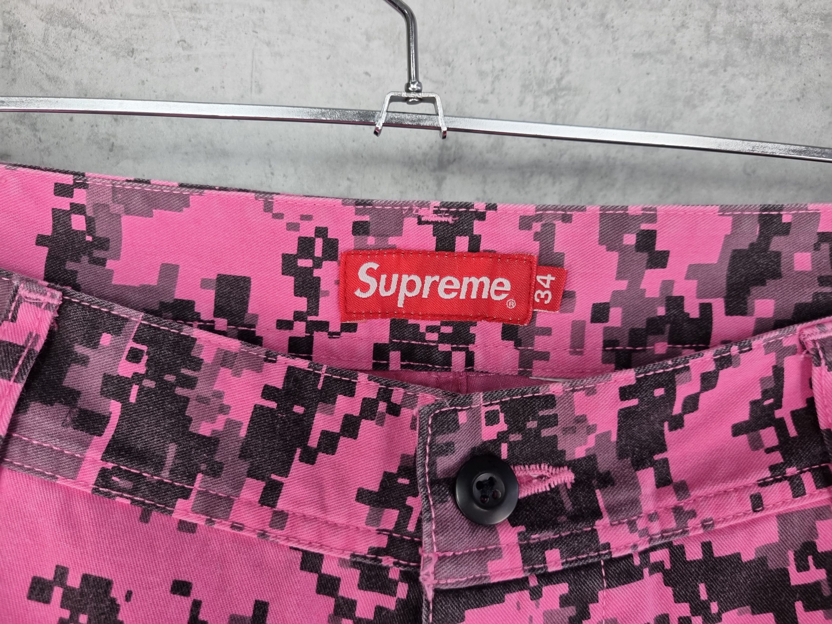 Supreme Supreme Cargo Camo Pink Nylon/Cotton Pants Size US 34 / EU 50 - 13 Thumbnail