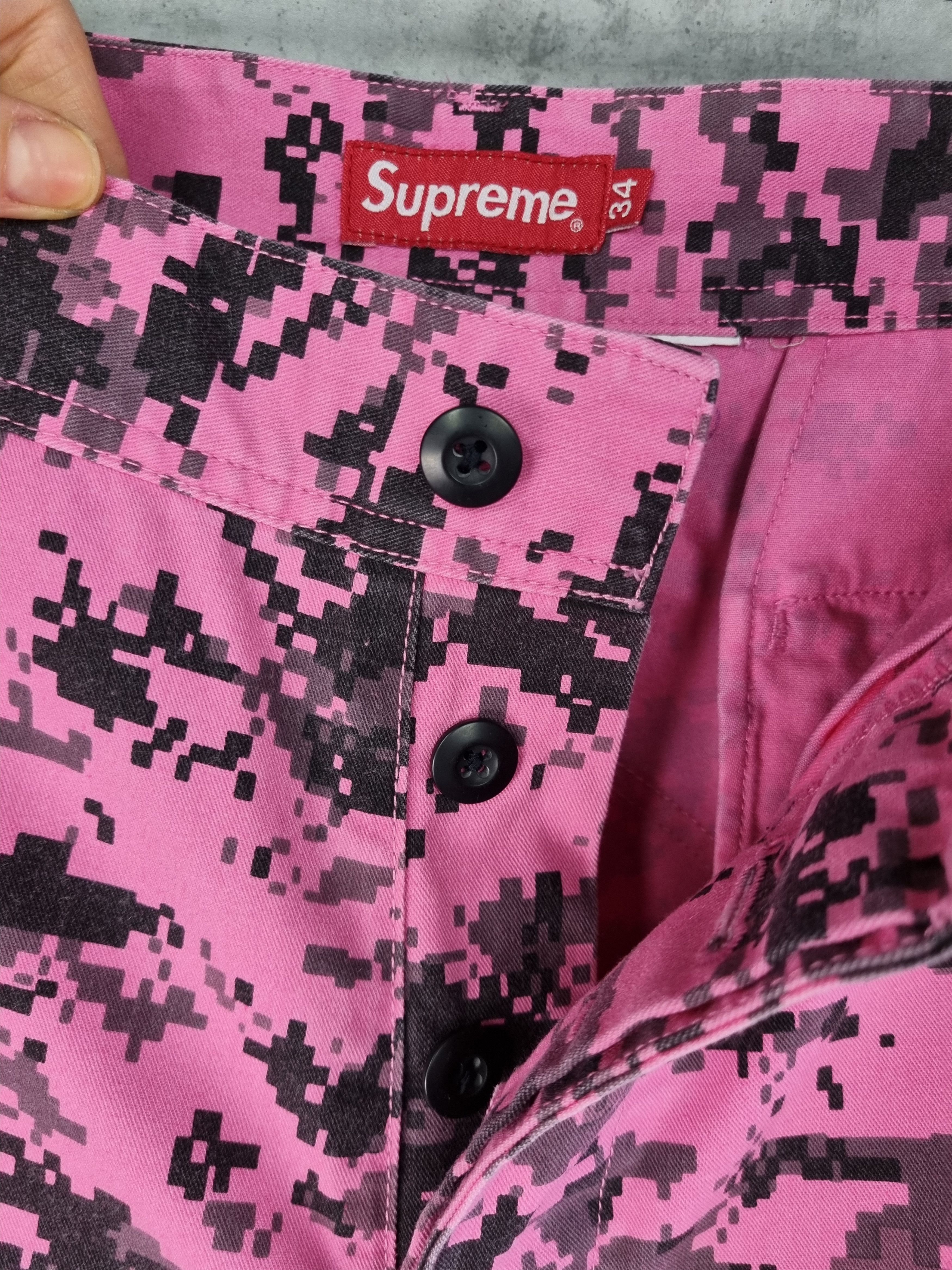 Supreme Supreme Cargo Camo Pink Nylon/Cotton Pants Size US 34 / EU 50 - 12 Thumbnail