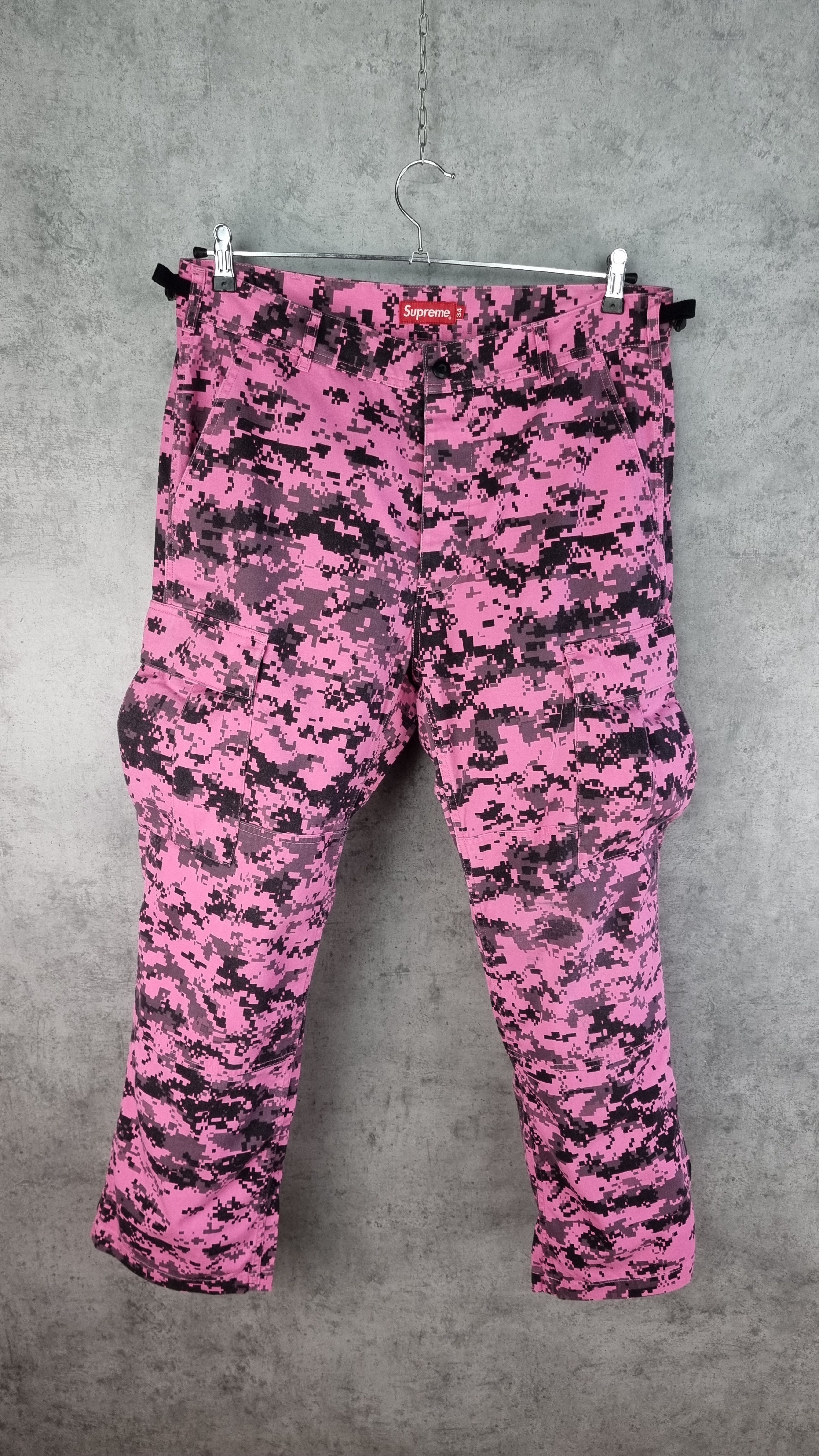 Supreme Supreme Cargo Camo Pink Nylon/Cotton Pants Size US 34 / EU 50 - 18 Thumbnail