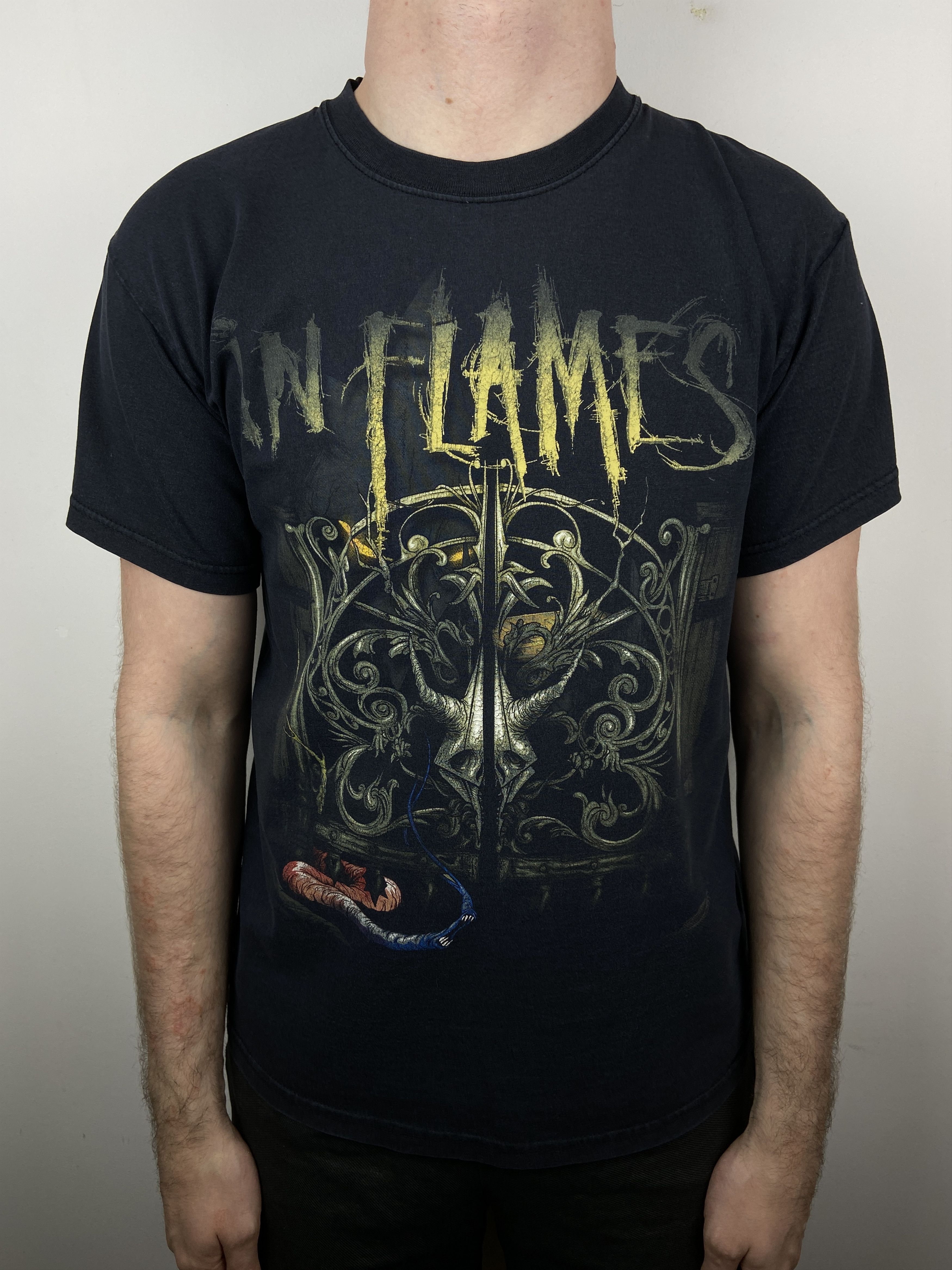 Band Tees In Flames A Sense Of Purpose Tour Rock Band T Shirt Tee Size US L / EU 52-54 / 3 - 3 Thumbnail