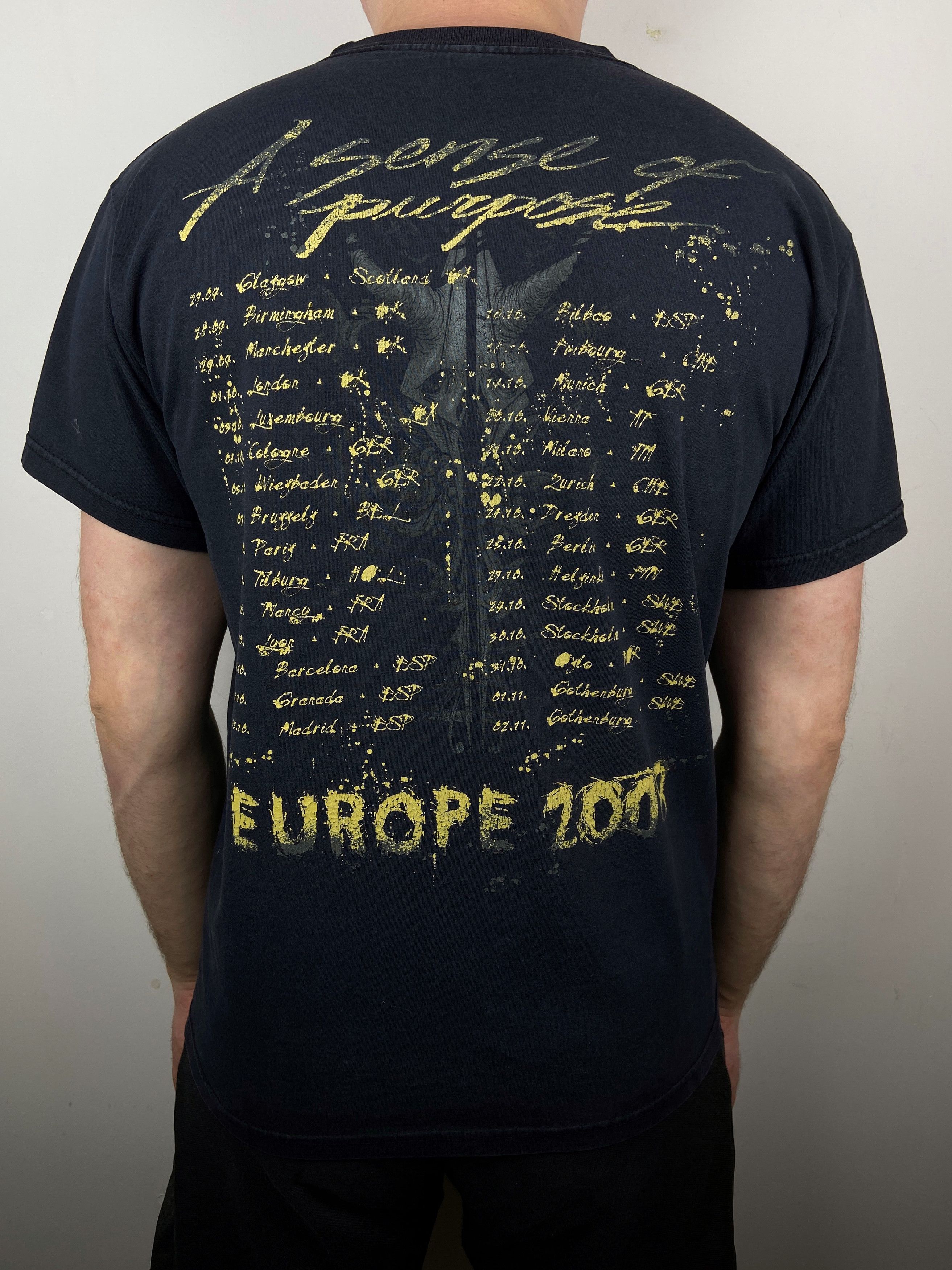 Band Tees In Flames A Sense Of Purpose Tour Rock Band T Shirt Tee Size US L / EU 52-54 / 3 - 4 Thumbnail