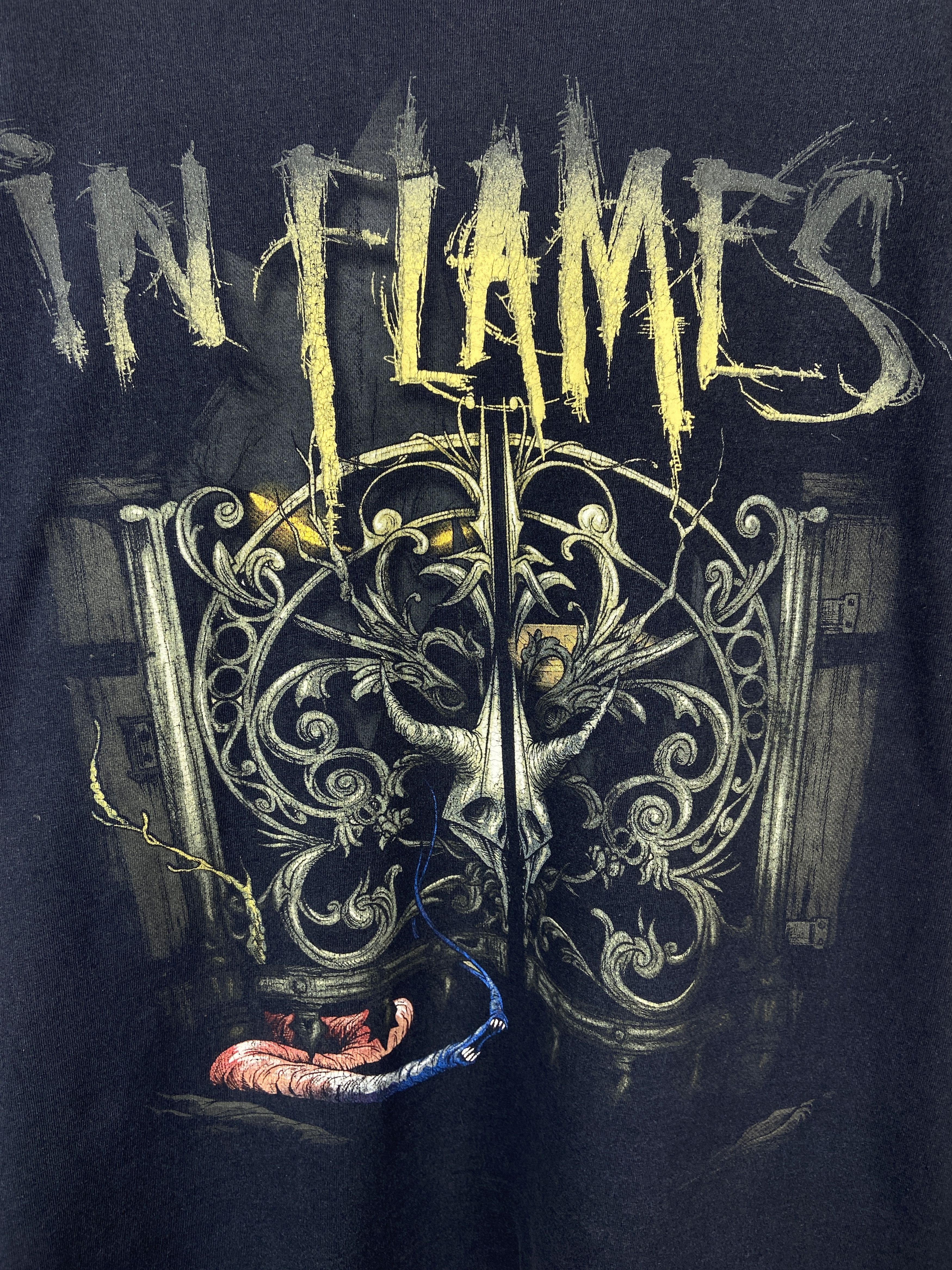 Band Tees In Flames A Sense Of Purpose Tour Rock Band T Shirt Tee Size US L / EU 52-54 / 3 - 5 Thumbnail