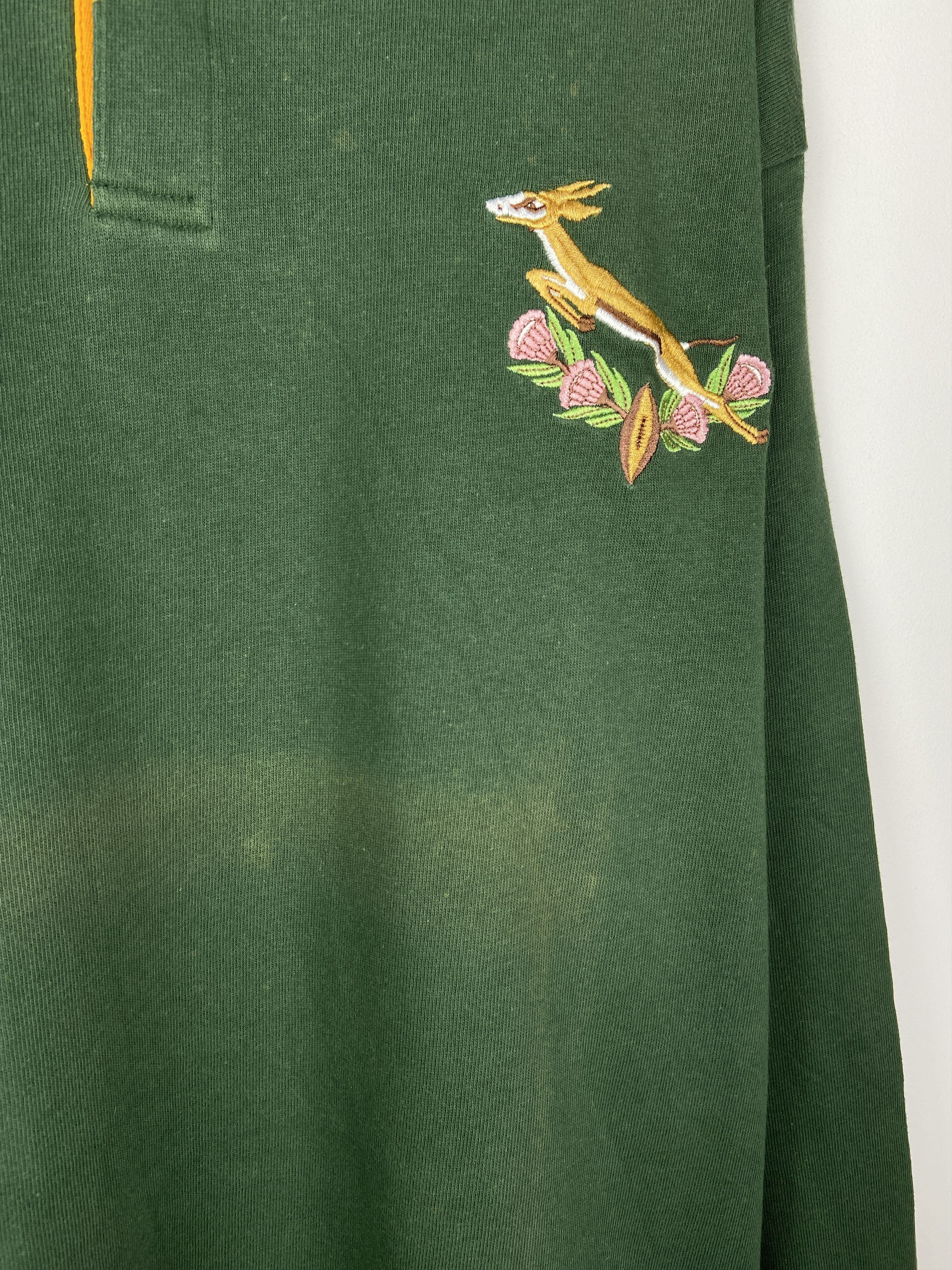 Cotton Traders Vintage 1992 South Africa Springboks Rugby Jersey Shirt 90s Size US XL / EU 56 / 4 - 9 Thumbnail