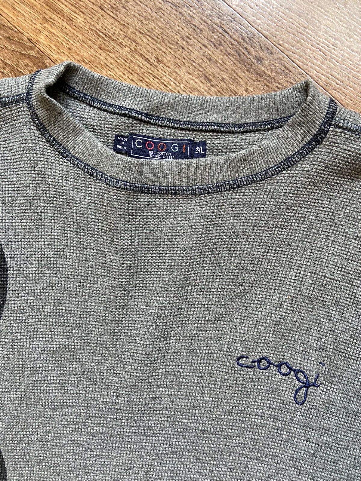 Coogi × Vintage Vintage Coogi Big Logo Sleeve Stars Sweatshirt Size US XXL / EU 58 / 5 - 3 Thumbnail