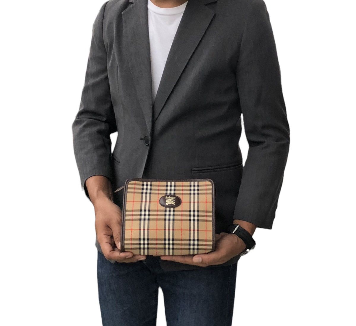 Burberry Vintage Burberrys Mini Cluch Bag Size ONE SIZE - 2 Thumbnail