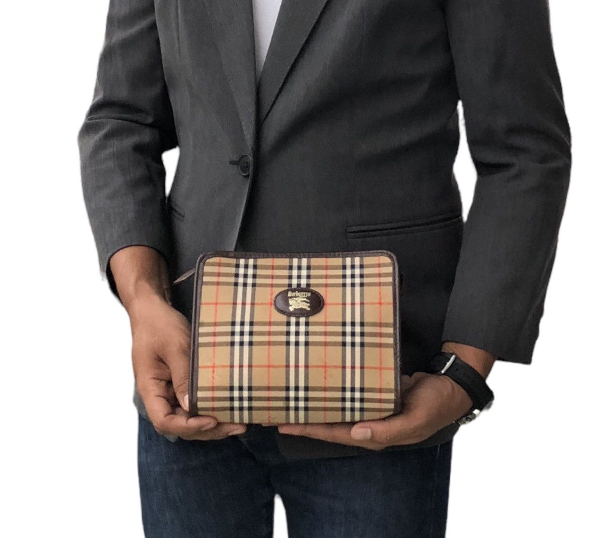 Burberry Vintage Burberrys Mini Cluch Bag Size ONE SIZE - 1 Thumbnail