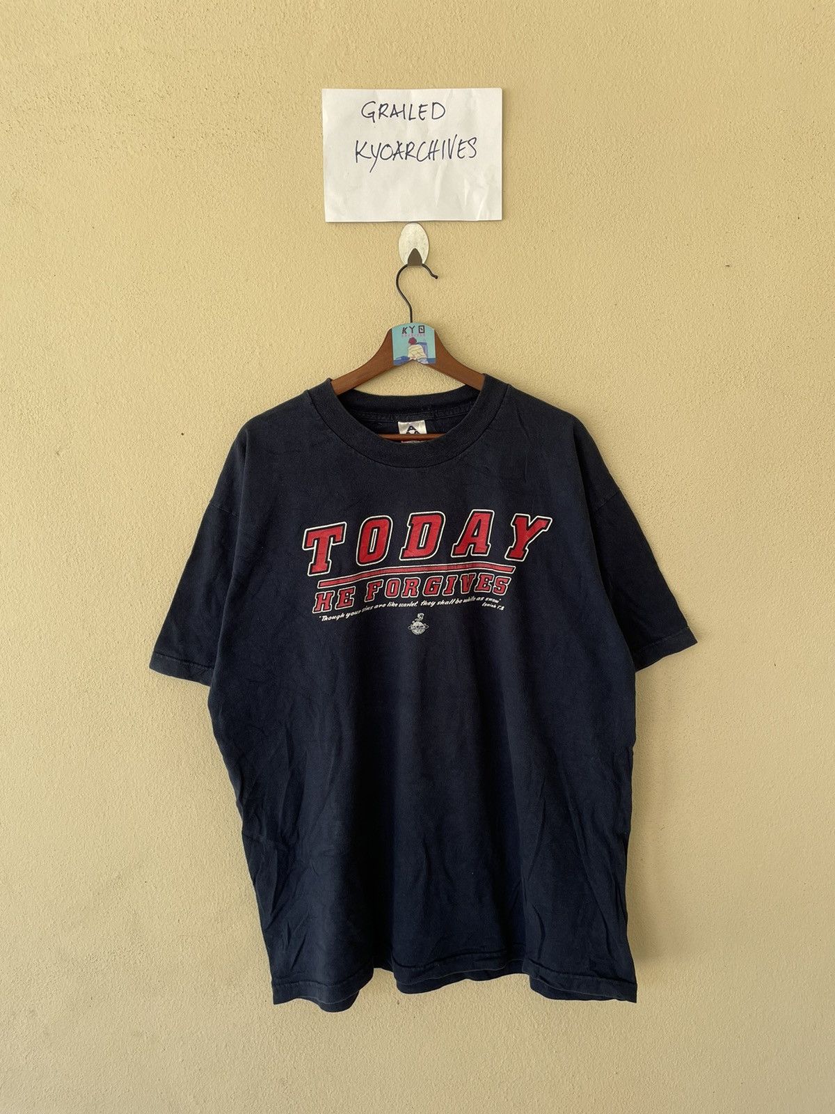 AAA TODAY HE FORGIVES TEE Size US XL / EU 56 / 4 - 1 Thumbnail