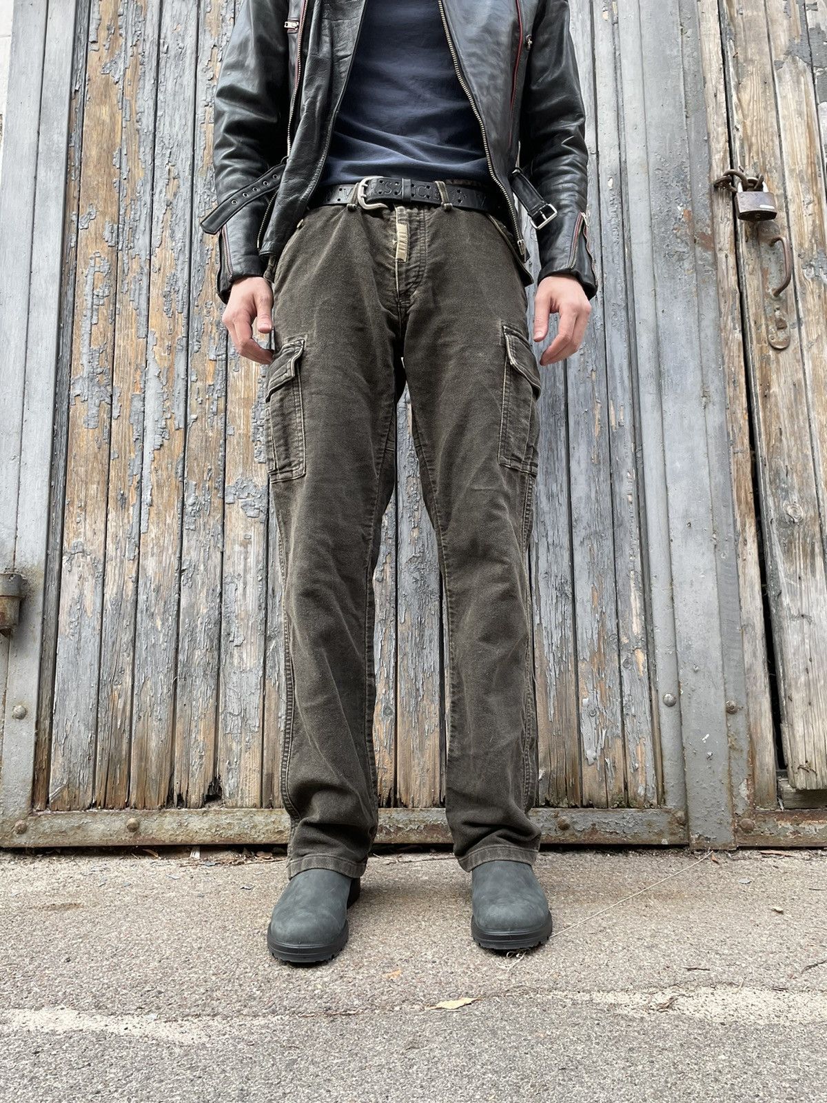 Japanese Brand × Vintage Rare! LAB Japanese Cargo Scufs Stylish Pants Size US 34 / EU 50 - 4 Thumbnail