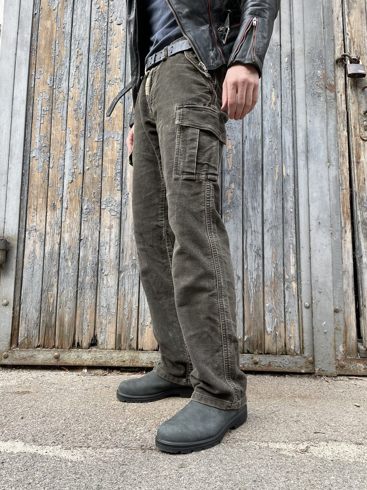 Japanese Brand × Vintage Rare! LAB Japanese Cargo Scufs Stylish Pants Size US 34 / EU 50 - 6 Thumbnail