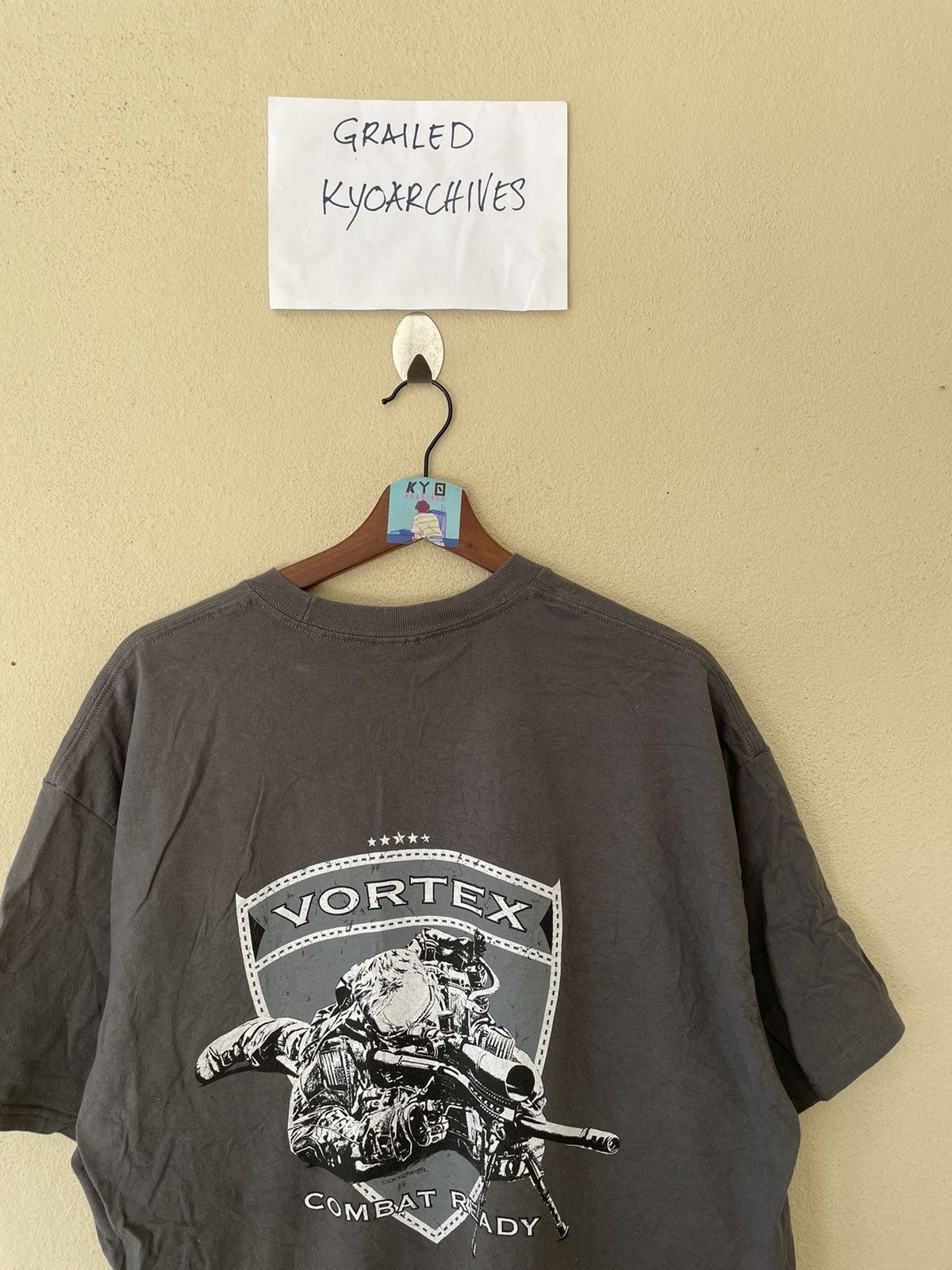 Japanese Brand VORTEX COMBAT READY TEE Size US XL / EU 56 / 4 - 3 Thumbnail