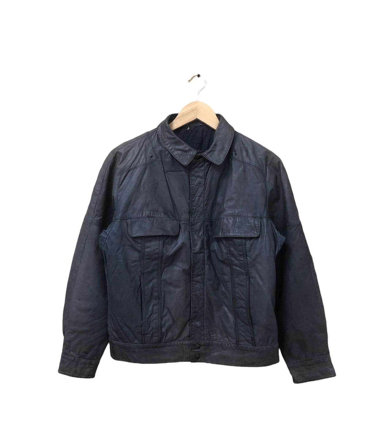 Vintage Vintage Vagrant Italian Faded Colour Leather Jackets Size US S / EU 44-46 / 1 - 16 Thumbnail