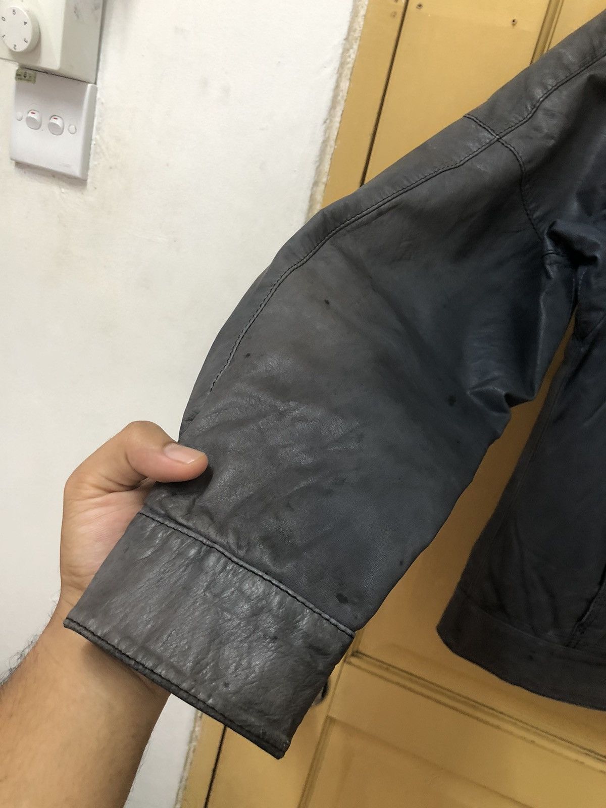 Vintage Vintage Vagrant Italian Faded Colour Leather Jackets Size US S / EU 44-46 / 1 - 15 Thumbnail