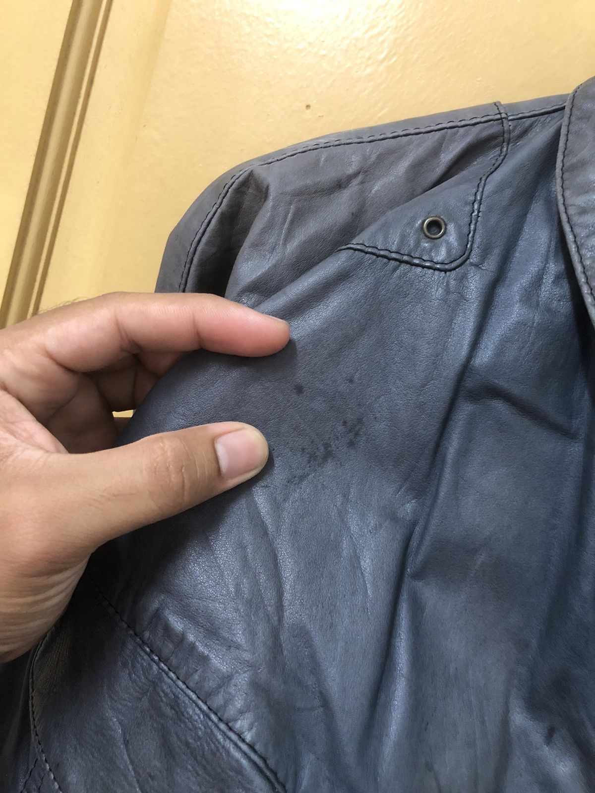 Vintage Vintage Vagrant Italian Faded Colour Leather Jackets Size US S / EU 44-46 / 1 - 9 Thumbnail