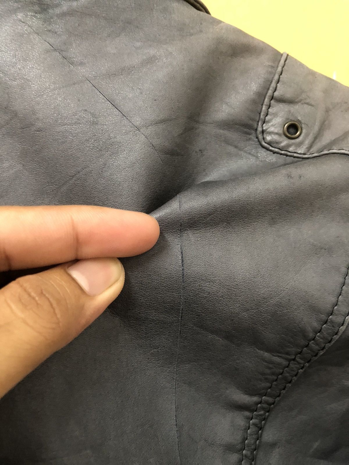 Vintage Vintage Vagrant Italian Faded Colour Leather Jackets Size US S / EU 44-46 / 1 - 11 Thumbnail