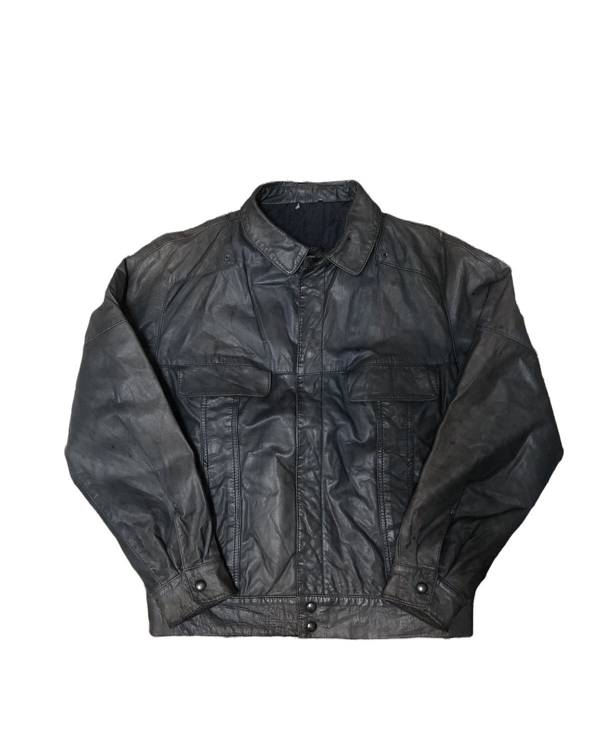 Vintage Vintage Vagrant Italian Faded Colour Leather Jackets Size US S / EU 44-46 / 1 - 1 Thumbnail