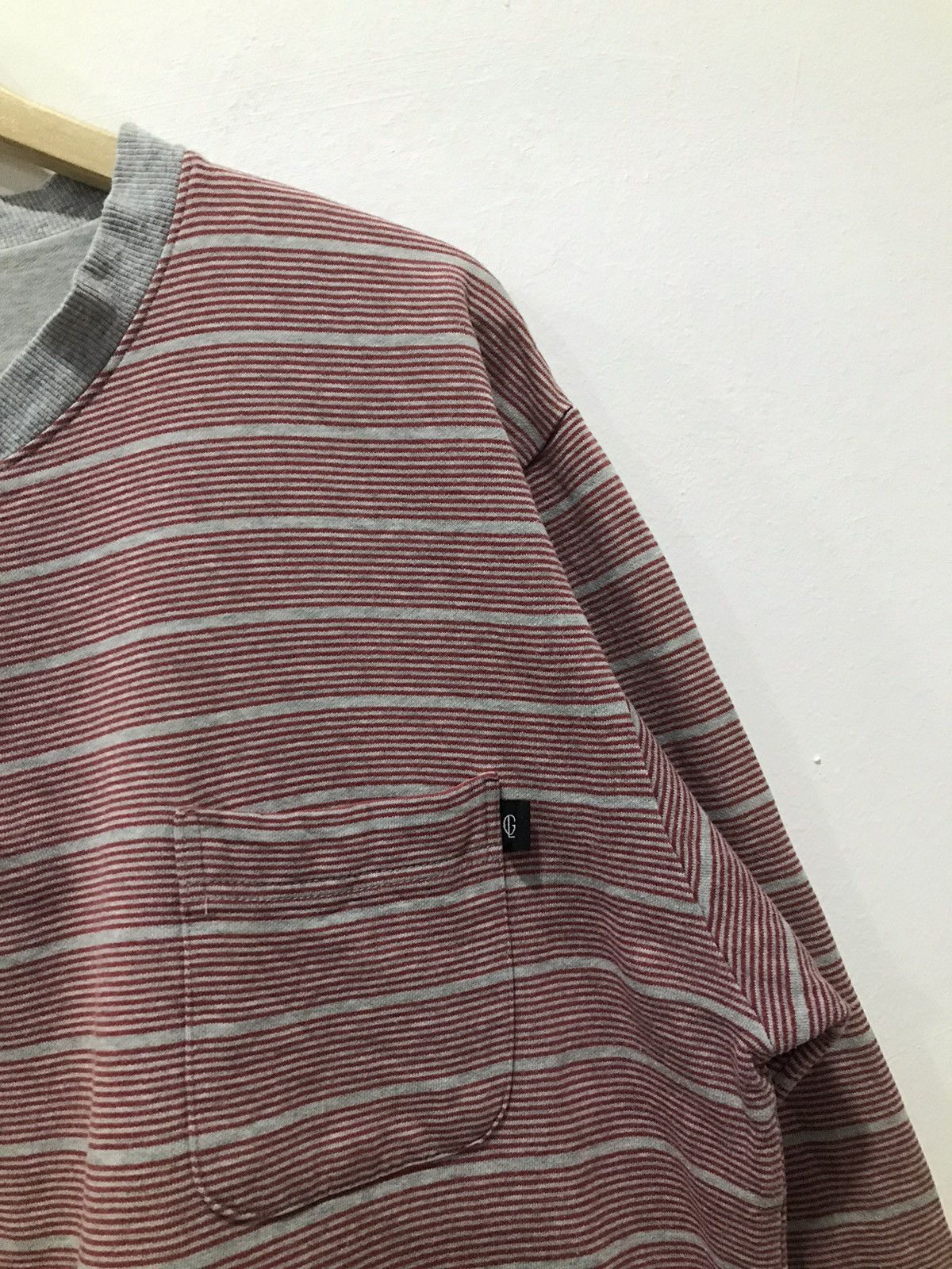 Guy Laroche Guy Laroche Homme Striped Half Button Neck Size US L / EU 52-54 / 3 - 7 Thumbnail