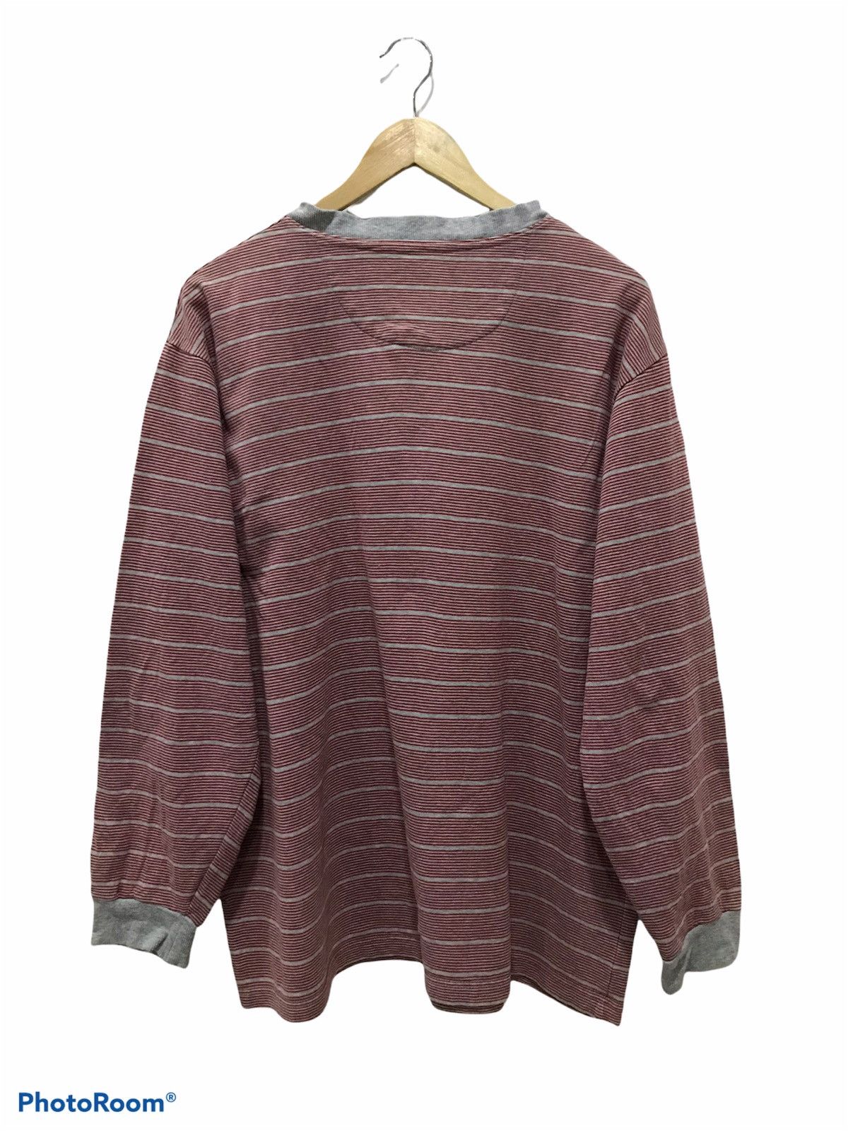 Guy Laroche Guy Laroche Homme Striped Half Button Neck Size US L / EU 52-54 / 3 - 2 Thumbnail