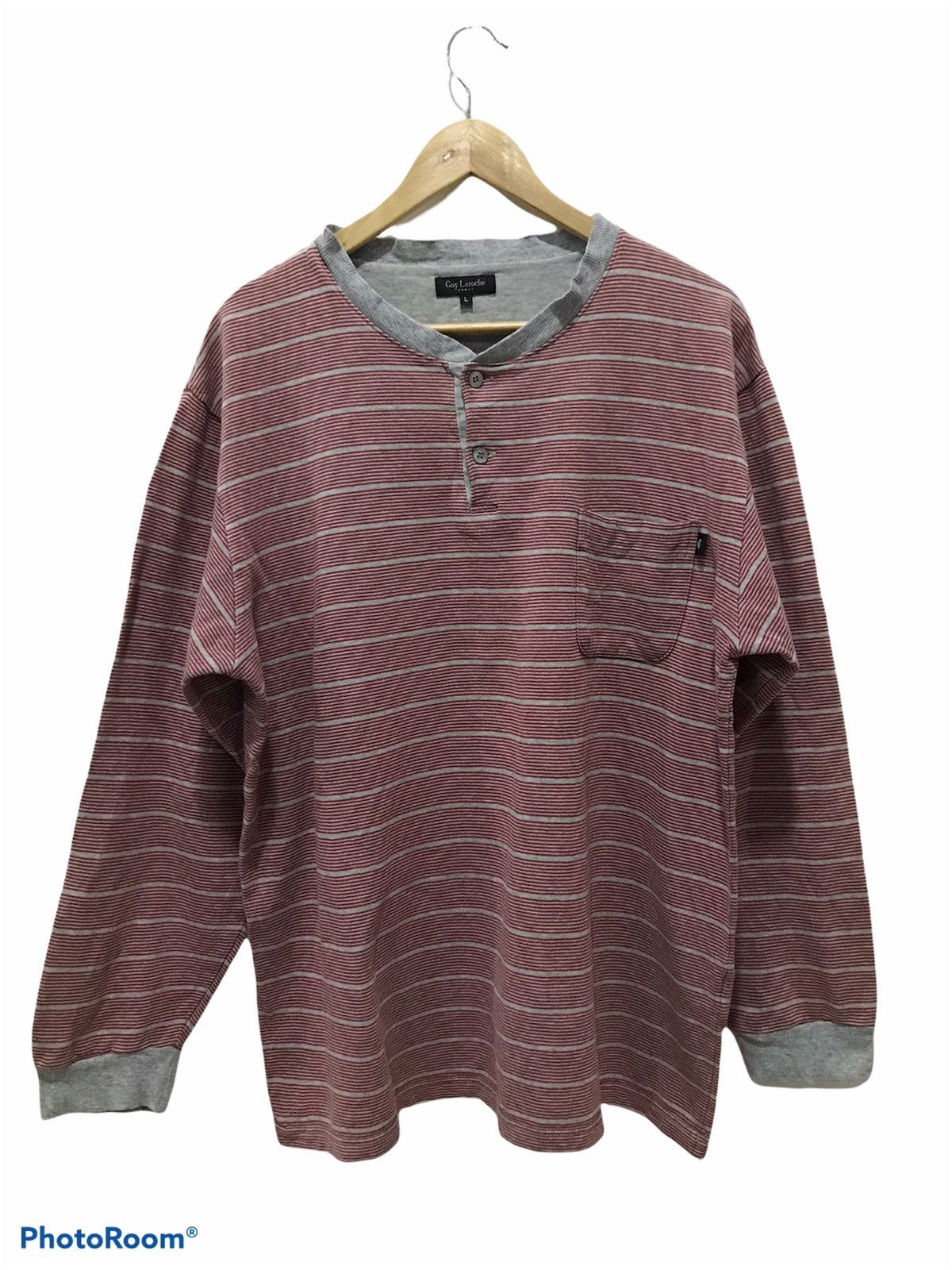 Guy Laroche Vintage Striped Button Down Shirt Guy Laroche Vintage - Main Image