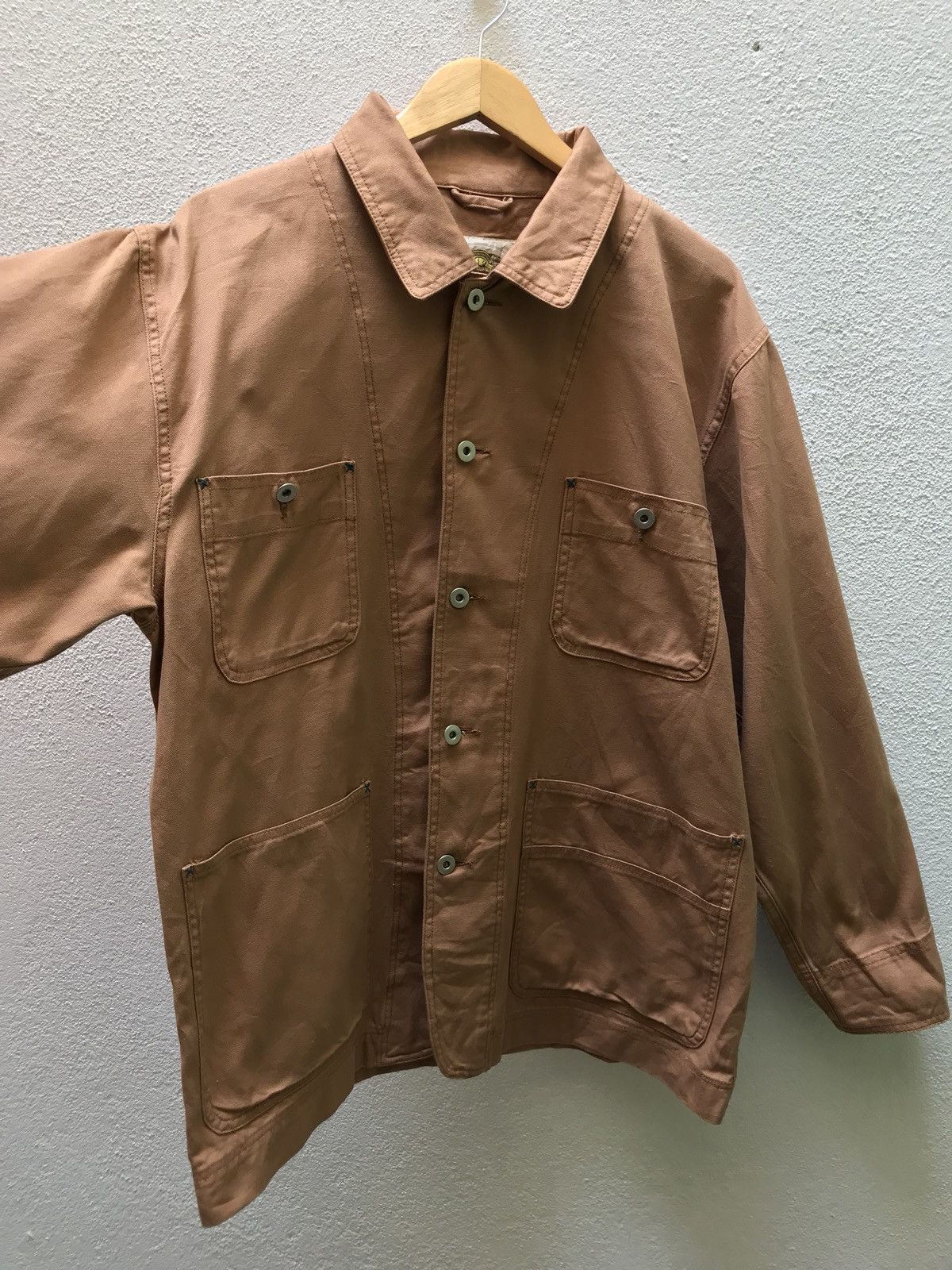 Japanese Brand Dio Authentic Japanese Workers Duck Canvas Chore Jacket Size US L / EU 52-54 / 3 - 4 Thumbnail