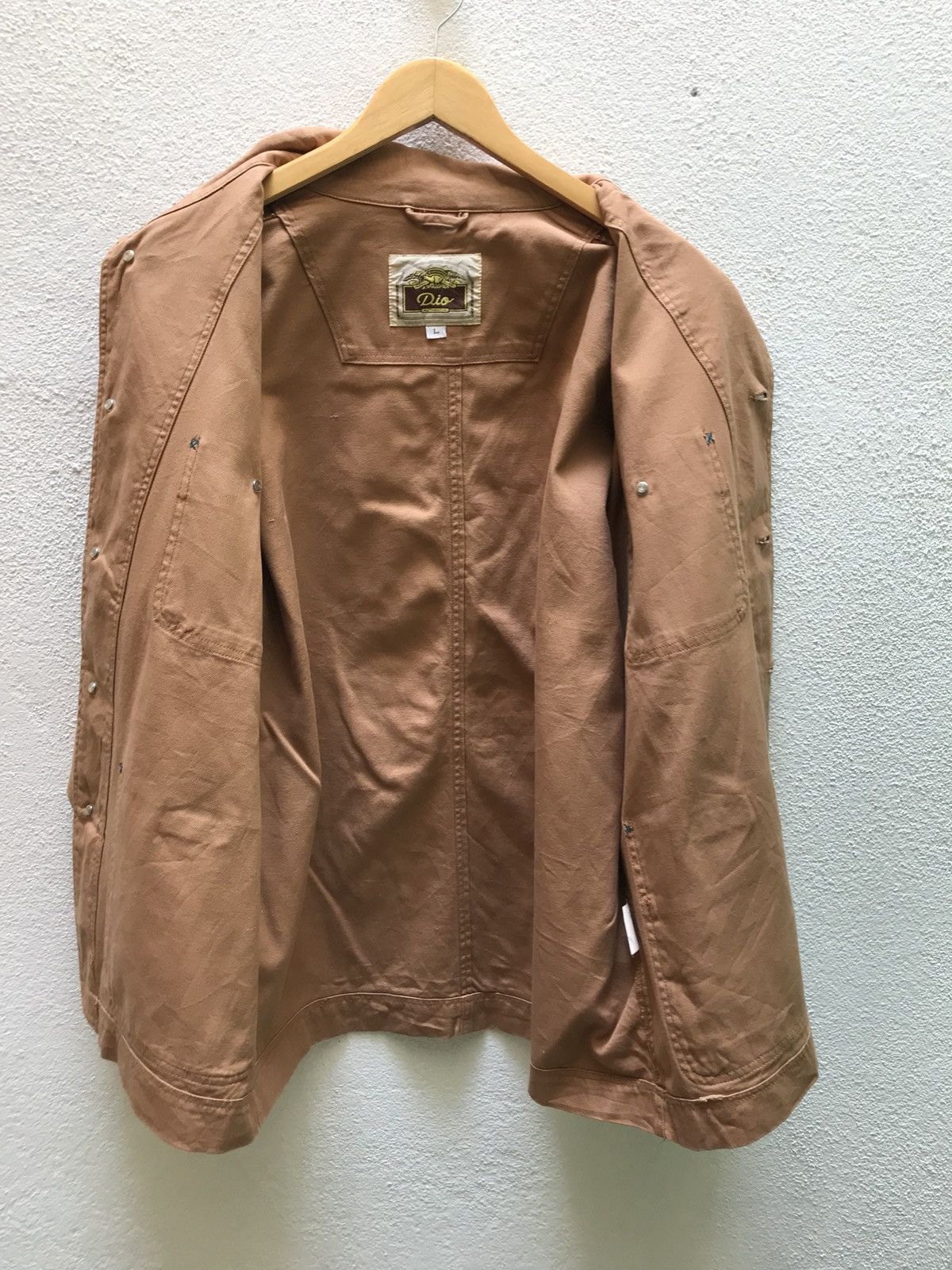 Japanese Brand Dio Authentic Japanese Workers Duck Canvas Chore Jacket Size US L / EU 52-54 / 3 - 7 Thumbnail